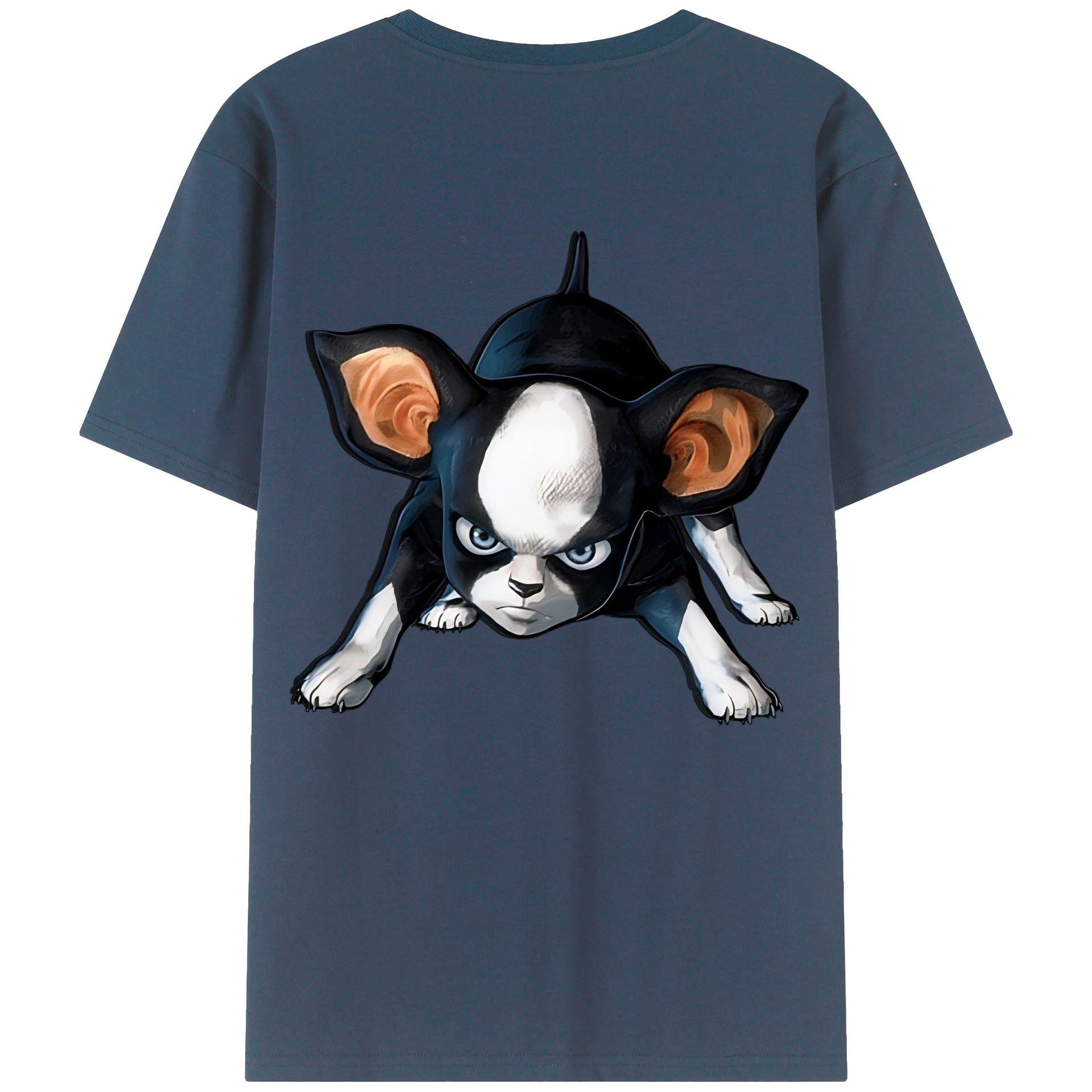 （画像用） ジョジョの奇妙な冒険 イギー JoJo's Bizarre Adventure Iggy レディース半袖Tシャツ(バックプリント)