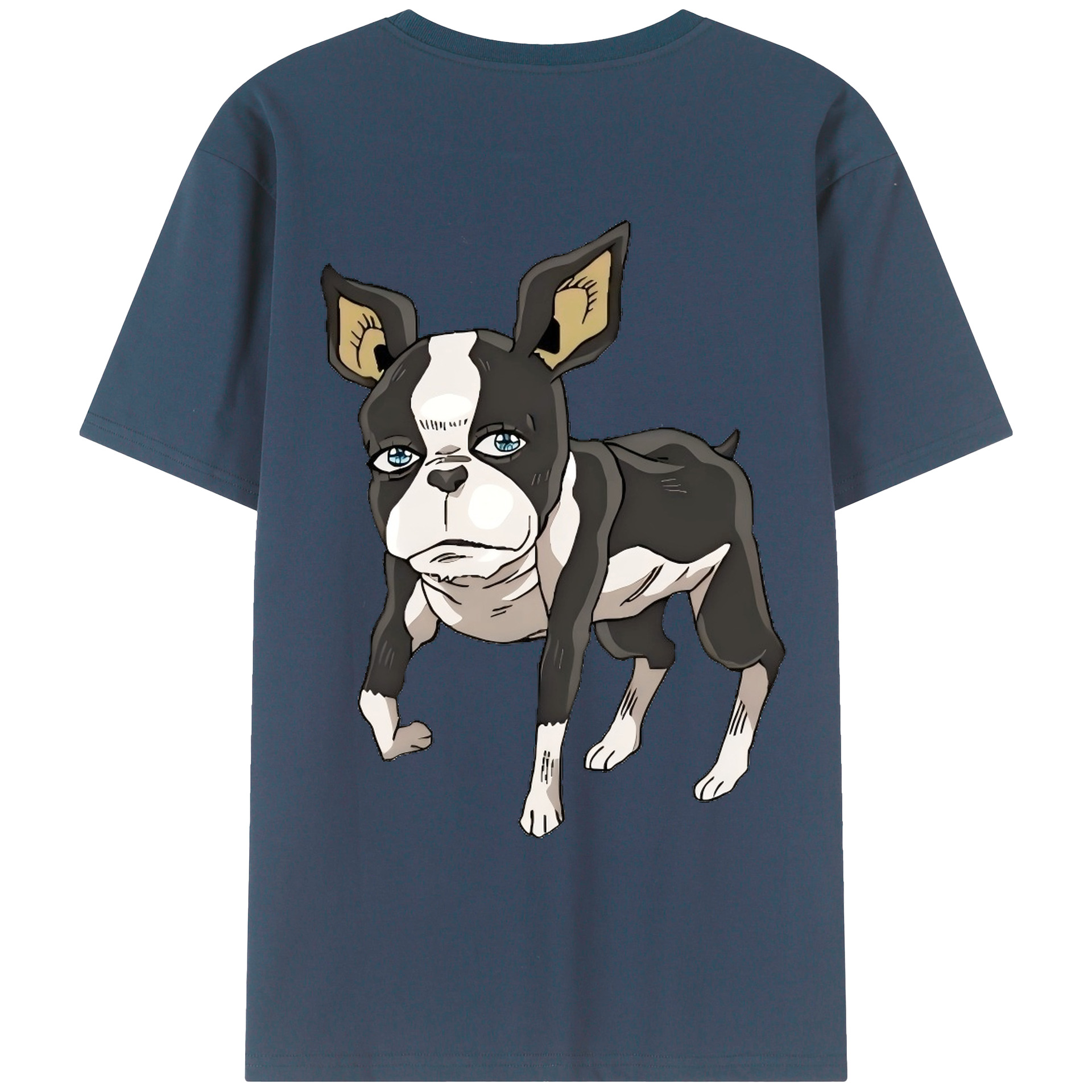 （画像用） ジョジョの奇妙な冒険 イギー JoJo's Bizarre Adventure Iggy レディース半袖Tシャツ(バックプリント)