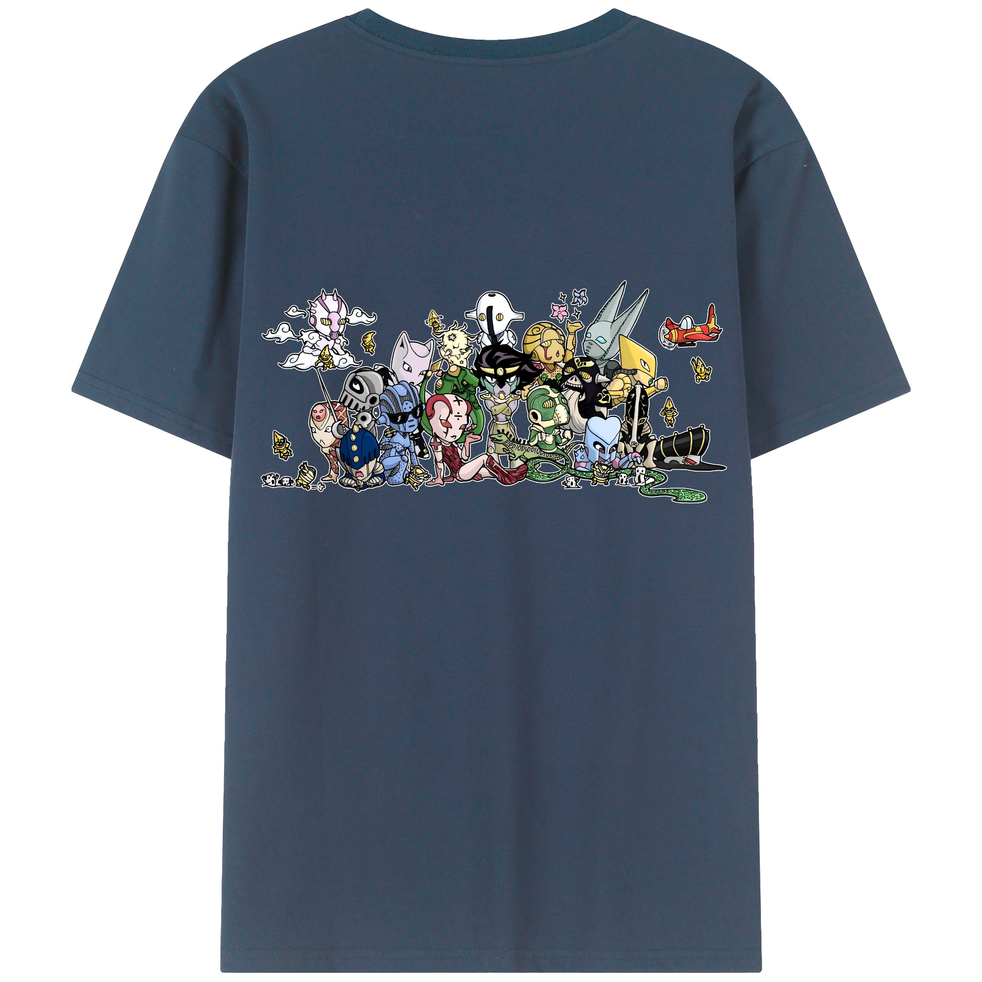 （画像用） ジョジョの奇妙な冒険 JoJo's Bizarre Adventure レディース半袖Tシャツ(バックプリント)