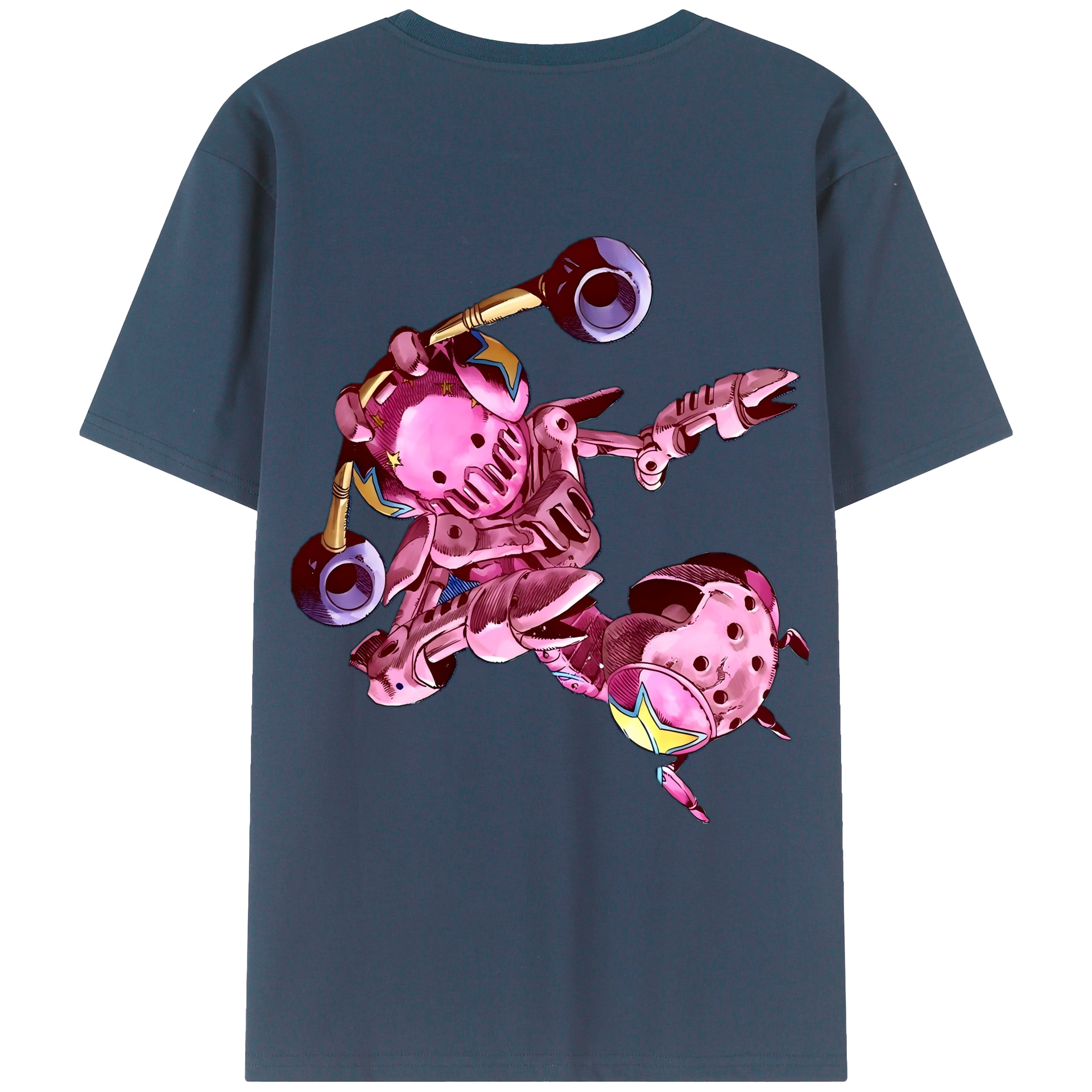 （画像用） ジョジョの奇妙な冒険 ジョナサン?ジョースター JoJo's Bizarre Adventure Jonathan Joestar レディース半袖Tシャツ(バックプリント)
