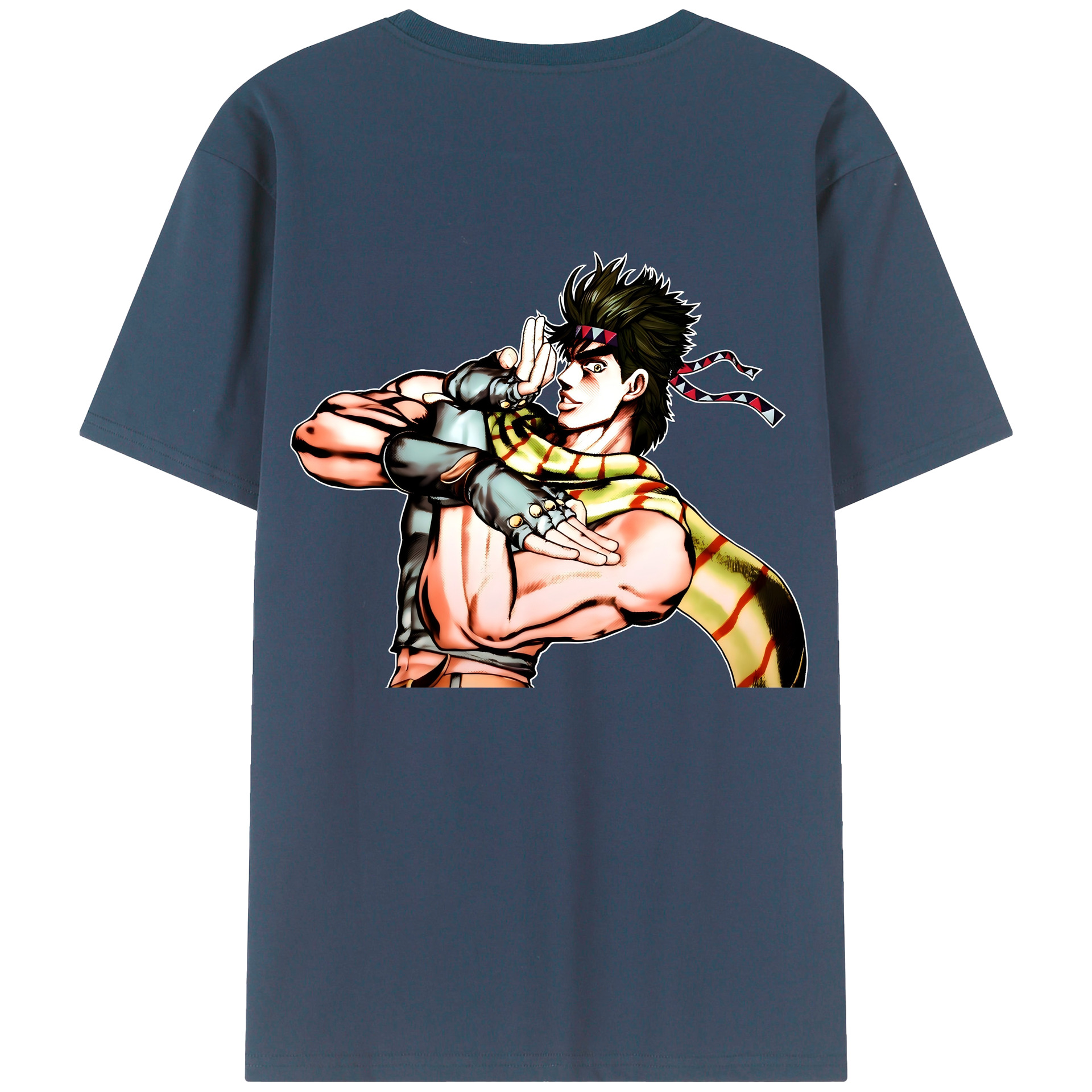 （画像用） ジョジョの奇妙な冒険 ジョセフ?ジョースター JoJo's Bizarre Adventure Joseph Joestar レディース半袖Tシャツ(バックプリント)