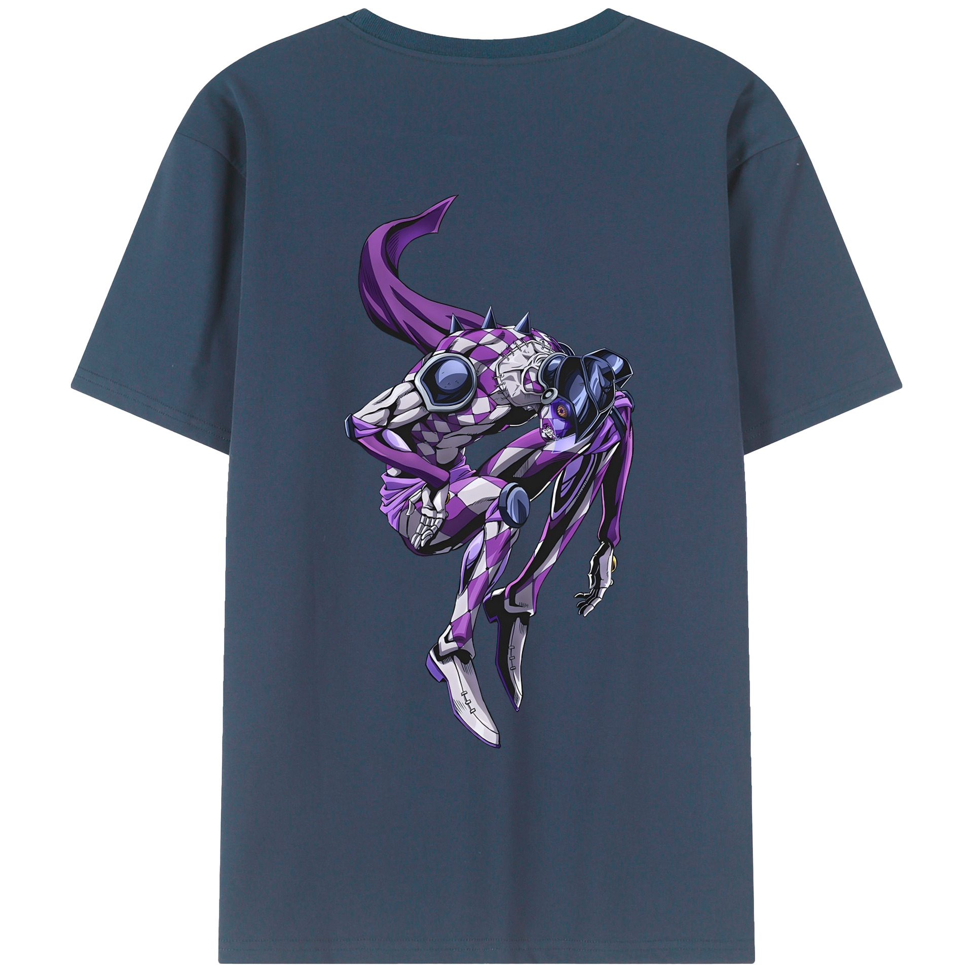 （画像用） ジョジョの奇妙な冒険 パンナコッタ?フー JoJo's Bizarre Adventure Pannacotta Fugo レディース半袖Tシャツ(バックプリント)