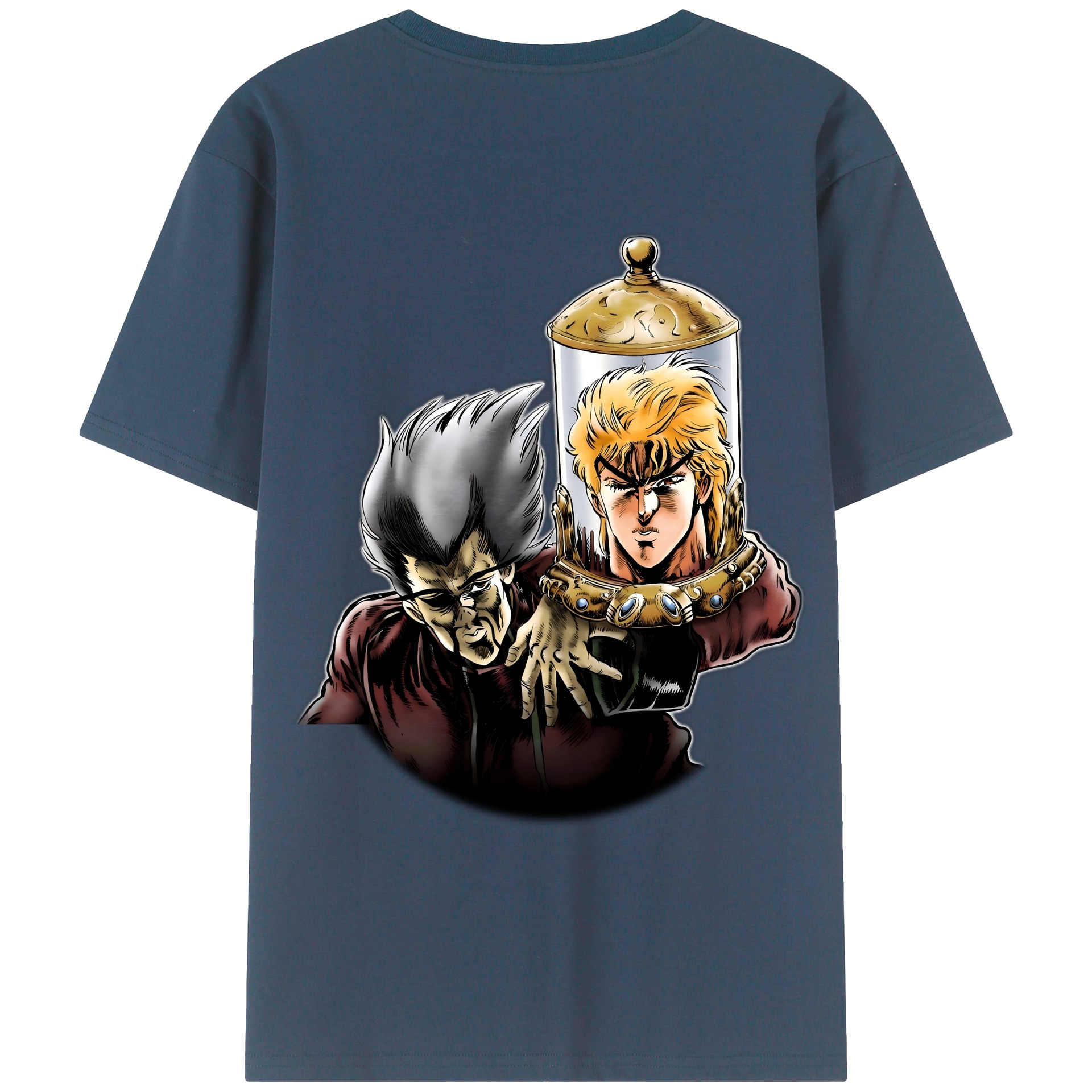（画像用） ジョジョの奇妙な冒険 ディオ?ブランドー JoJo's Bizarre Adventure Dio Brando レディース半袖Tシャツ(バックプリント)