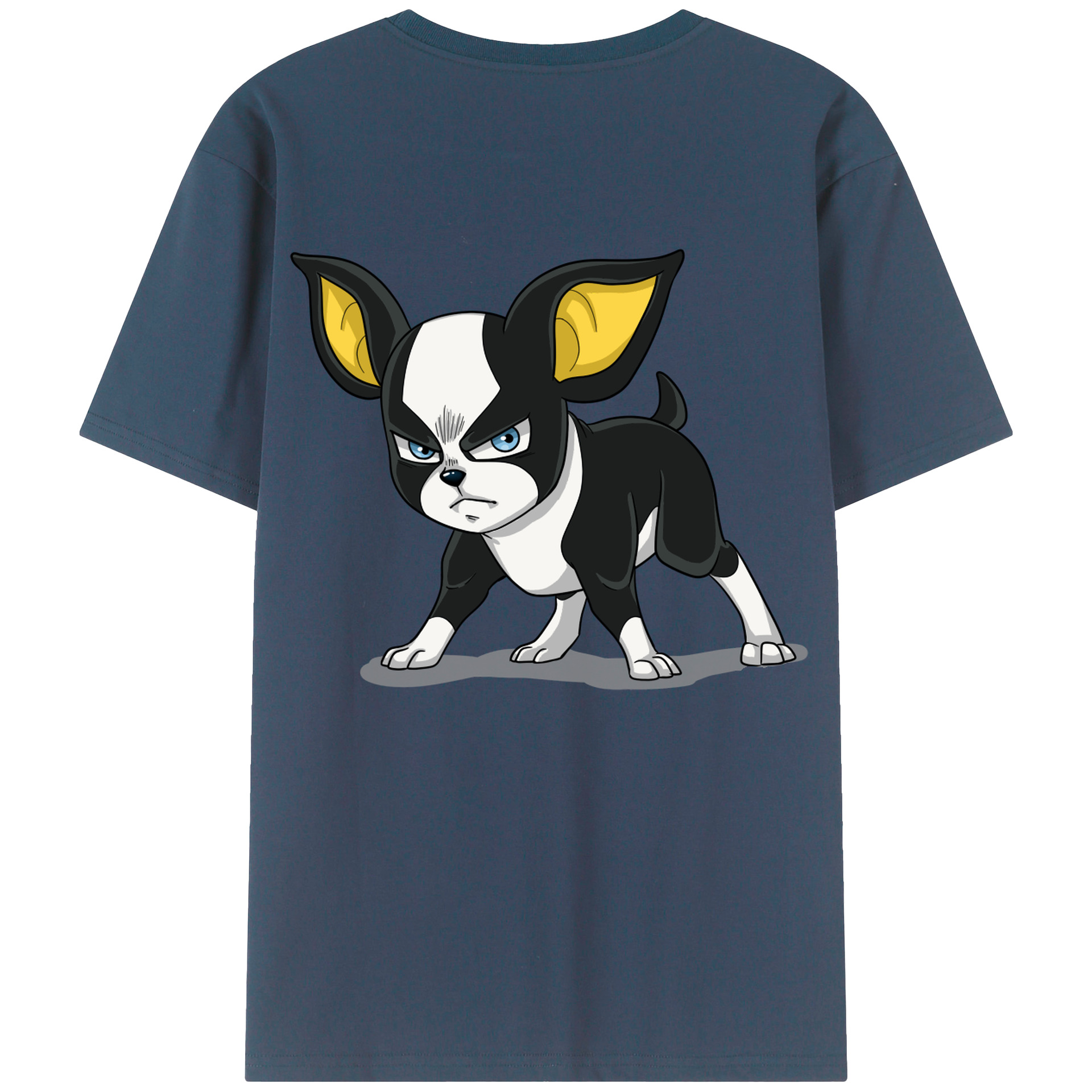 （画像用） ジョジョの奇妙な冒険 イギー JoJo's Bizarre Adventure Iggy レディース半袖Tシャツ(バックプリント)