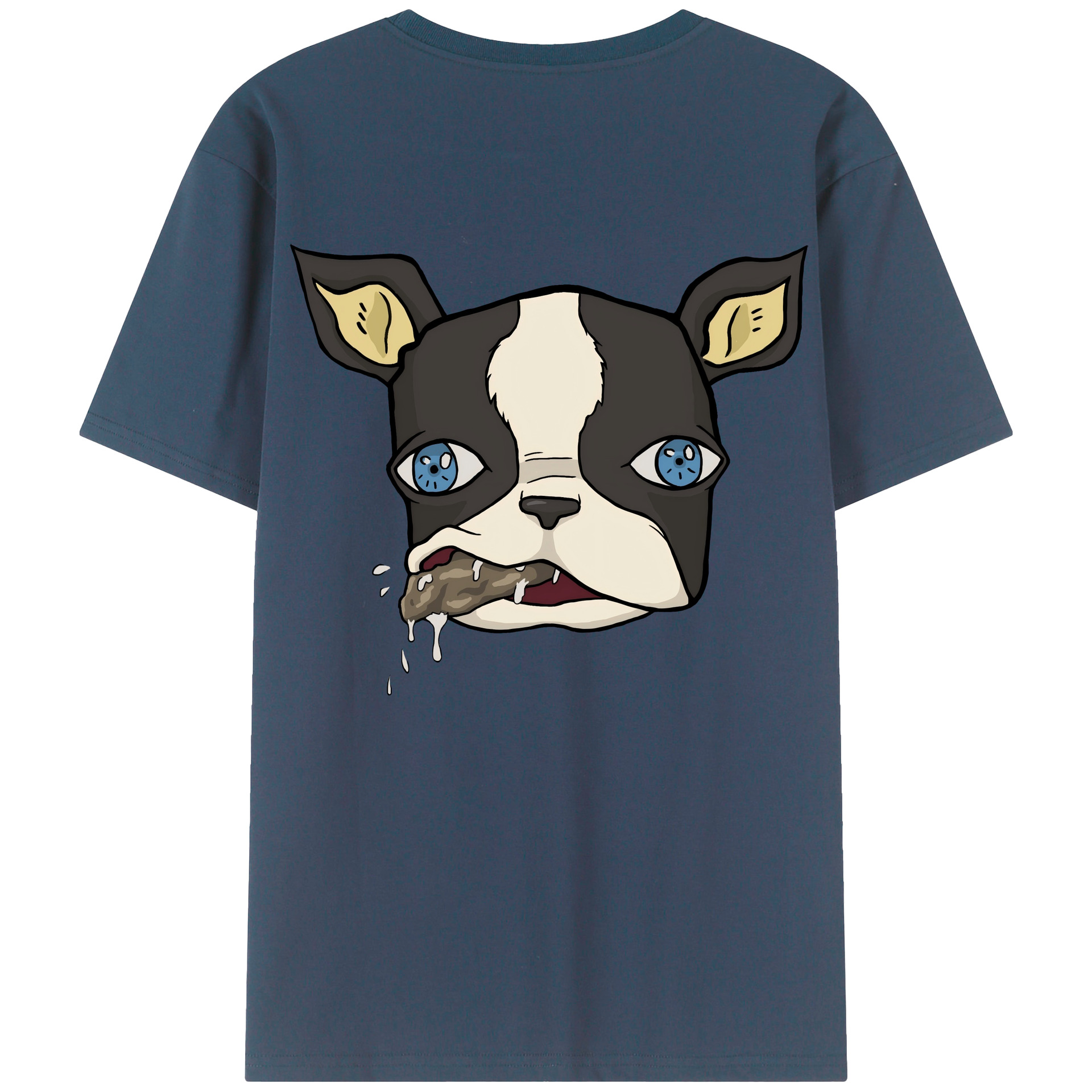 （画像用） ジョジョの奇妙な冒険 イギー JoJo's Bizarre Adventure Iggy レディース半袖Tシャツ(バックプリント)