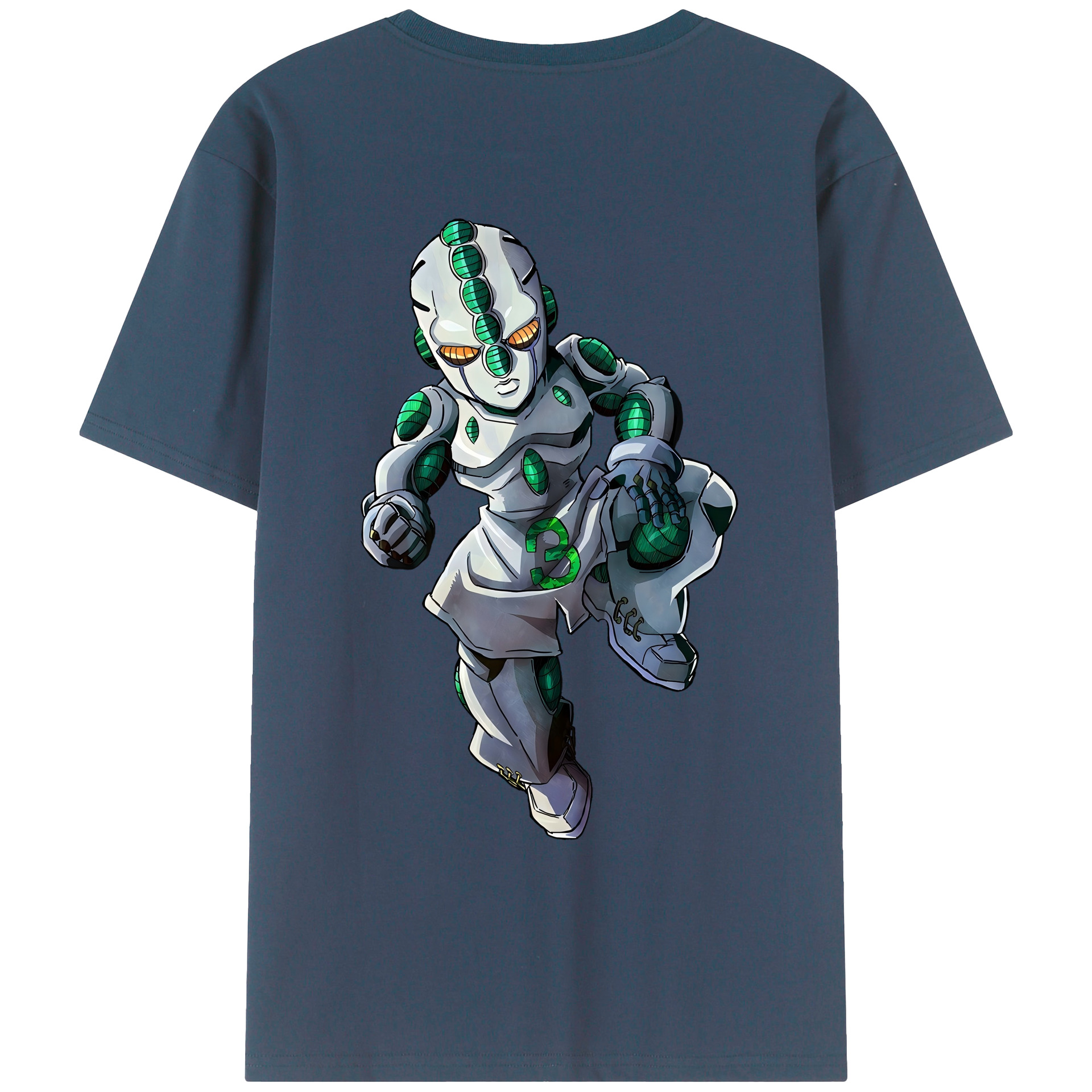 （画像用） ジョジョの奇妙な冒険 広瀨康一 JoJo's Bizarre Adventure Hirose Koichi レディース半袖Tシャツ(バックプリント)