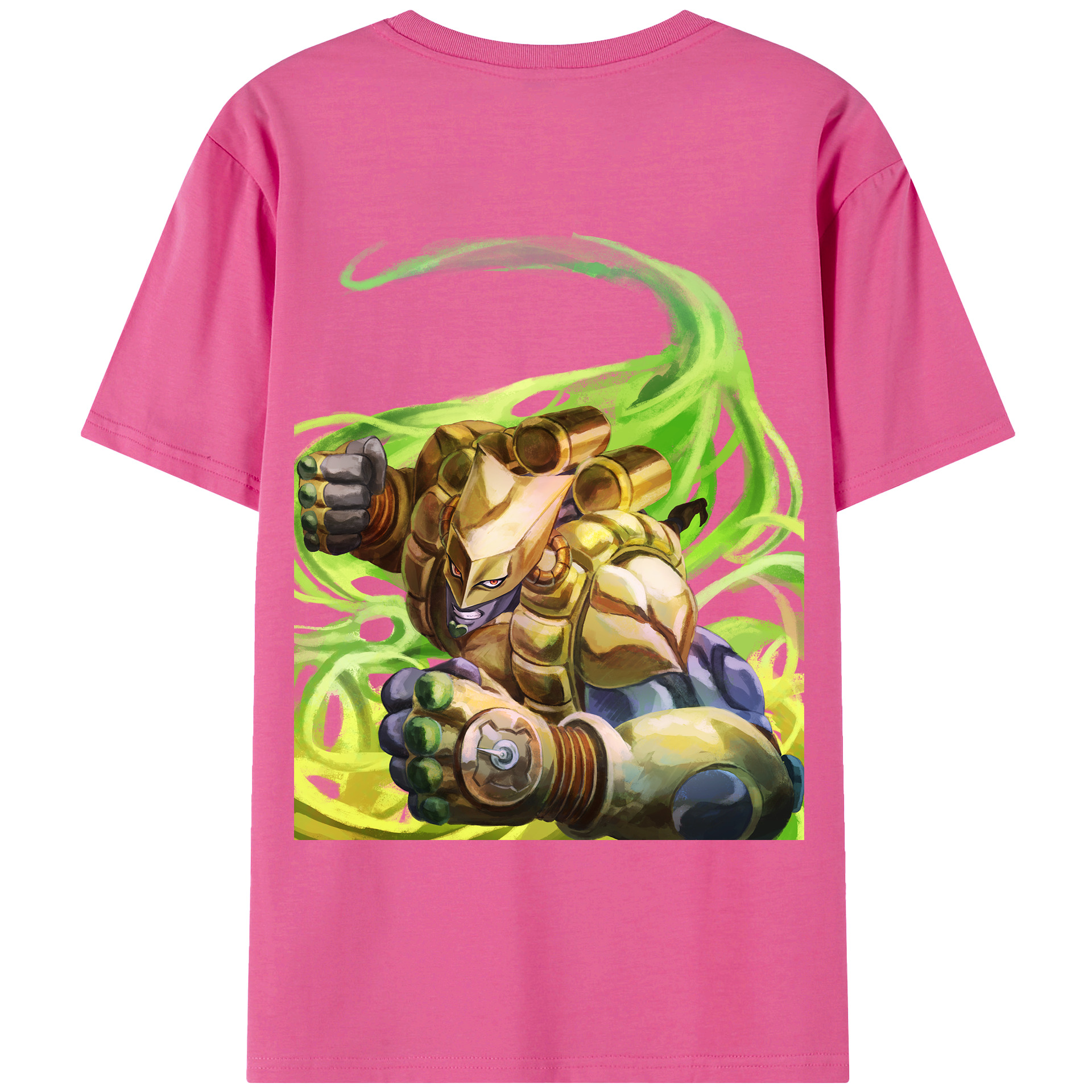 （画像用） ジョジョの奇妙な冒険 ディオ?ブランドー JoJo's Bizarre Adventure Dio Brando レディース半袖Tシャツ(バックプリント)
