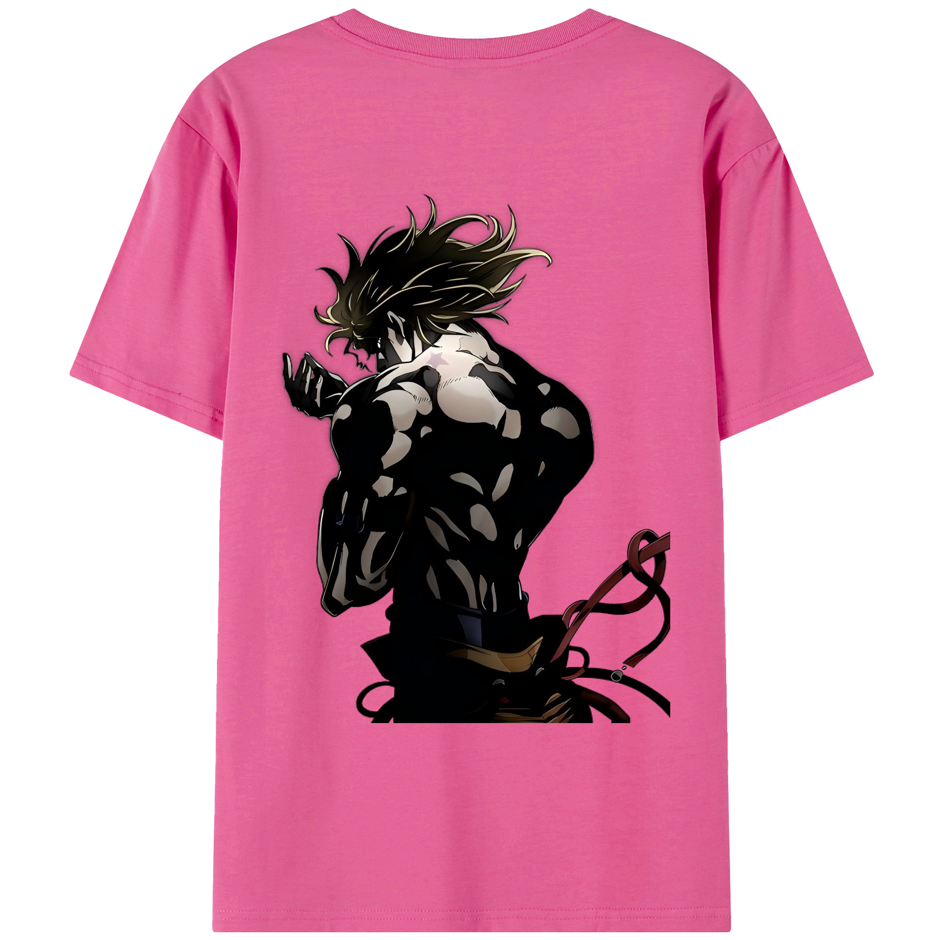 （画像用） ジョジョの奇妙な冒険 ディオ?ブランドー JoJo's Bizarre Adventure Dio Brando レディース半袖Tシャツ(バックプリント)