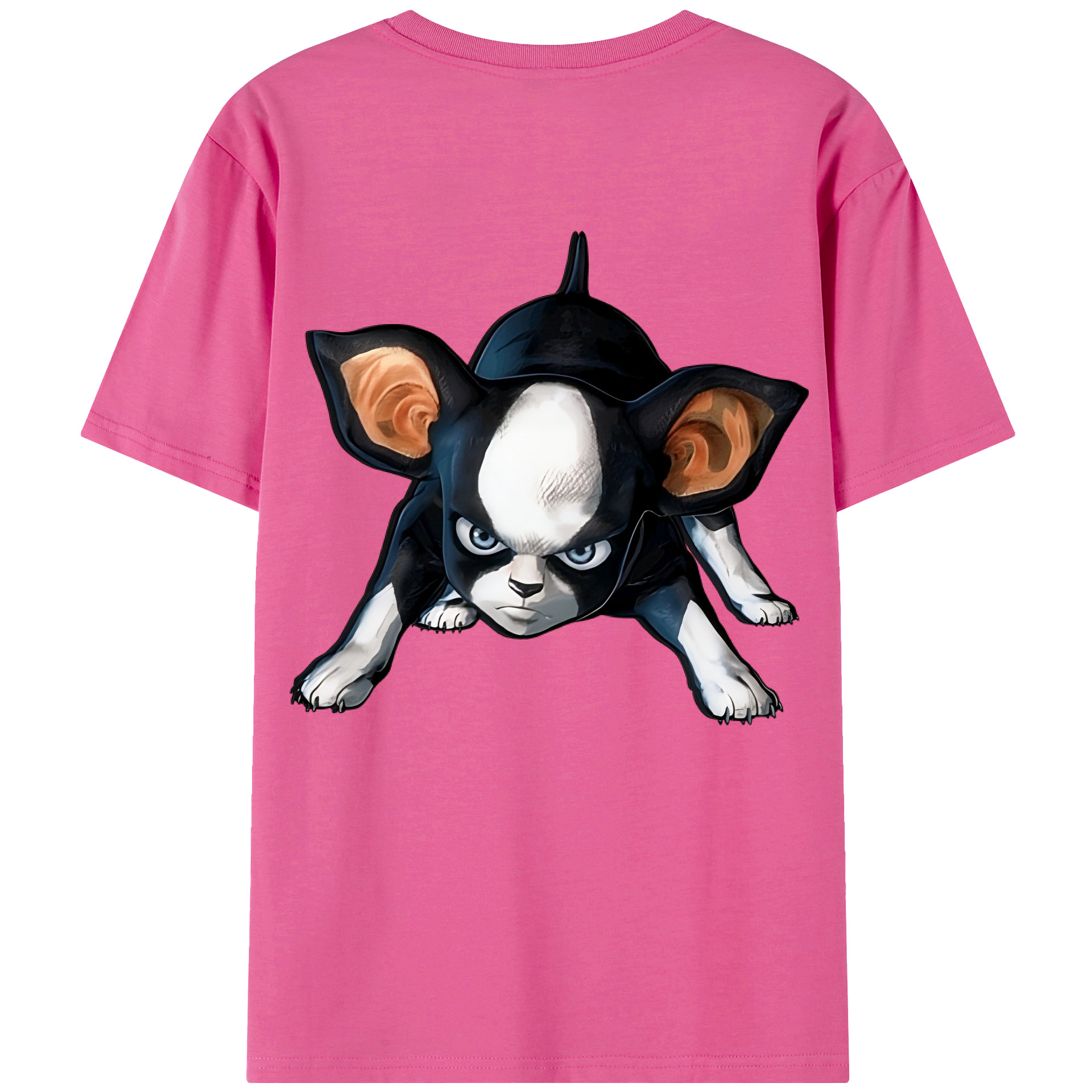 （画像用） ジョジョの奇妙な冒険 イギー JoJo's Bizarre Adventure Iggy レディース半袖Tシャツ(バックプリント)