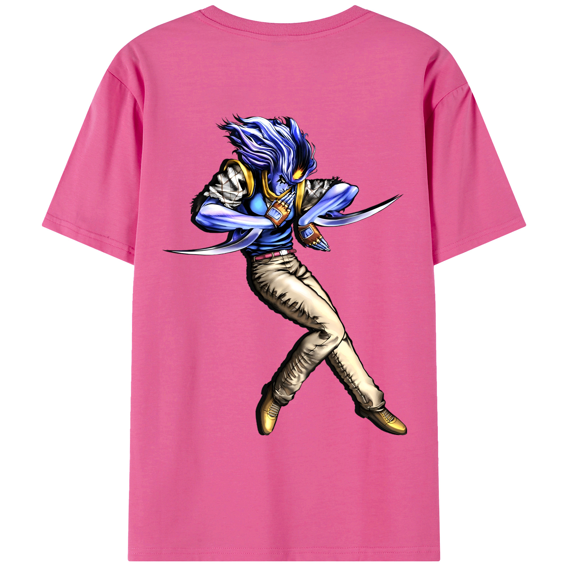 （画像用） ジョジョの奇妙な冒険 JoJo's Bizarre Adventure レディース半袖Tシャツ(バックプリント)