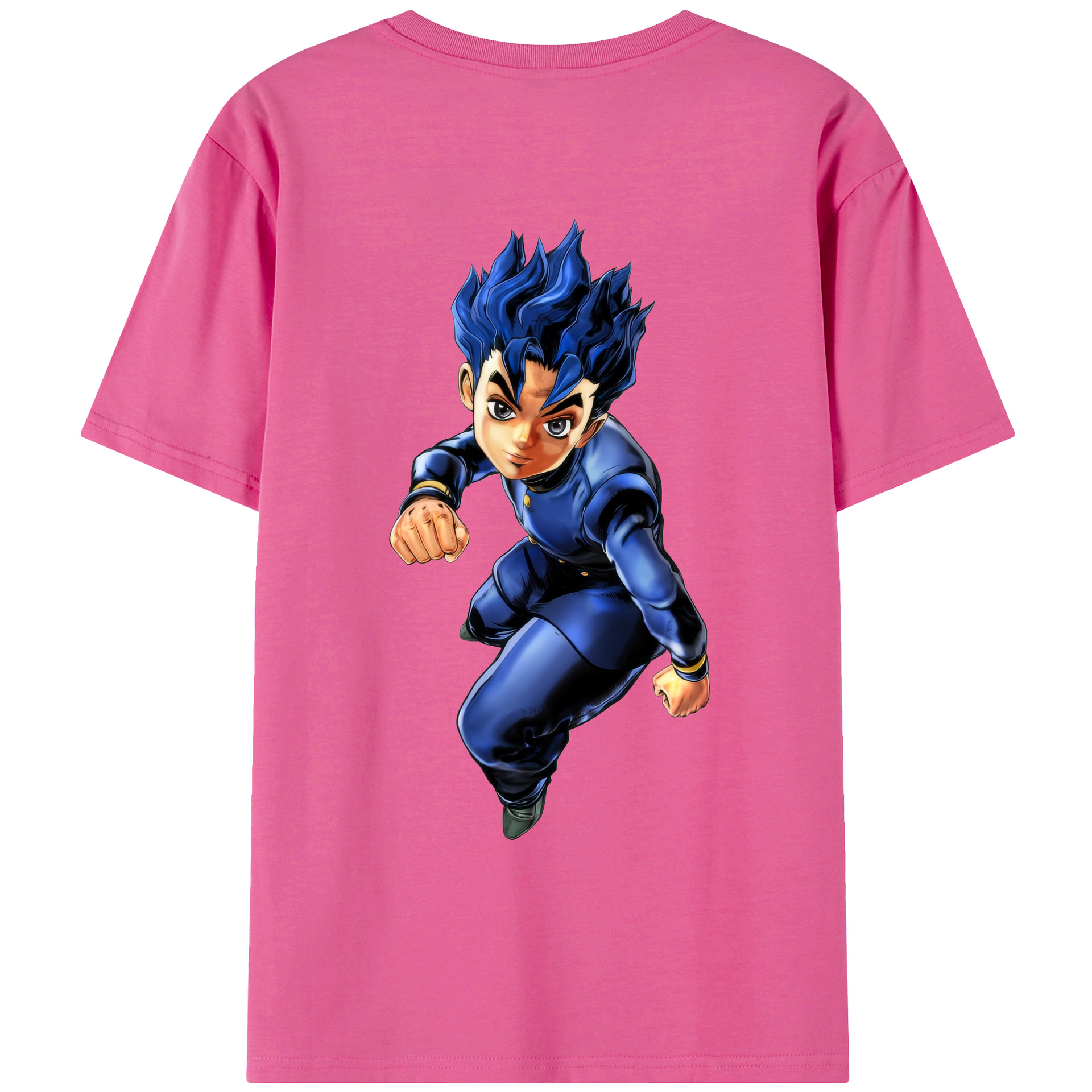 （画像用） ジョジョの奇妙な冒険 広瀨康一 JoJo's Bizarre Adventure Hirose Koichi レディース半袖Tシャツ(バックプリント)