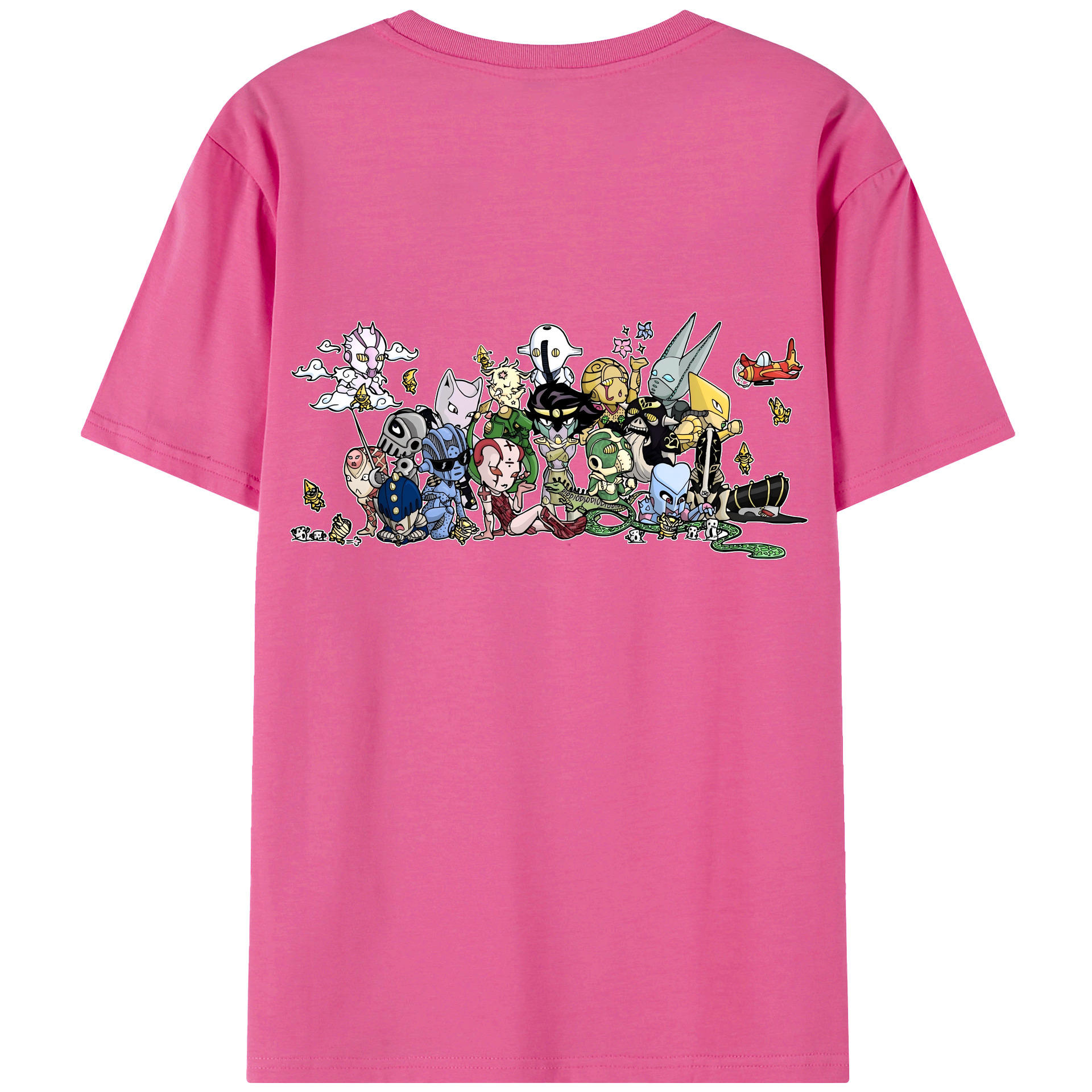 （画像用） ジョジョの奇妙な冒険 JoJo's Bizarre Adventure レディース半袖Tシャツ(バックプリント)