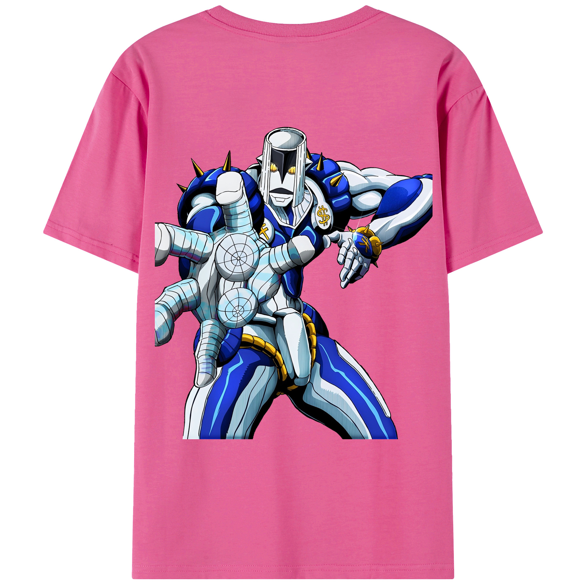 （画像用） ジョジョの奇妙な冒険 虹村億泰 にじむら おくやす JoJo's Bizarre Adventure Nijimura Okuyasu レディース半袖Tシャツ(バックプリント)