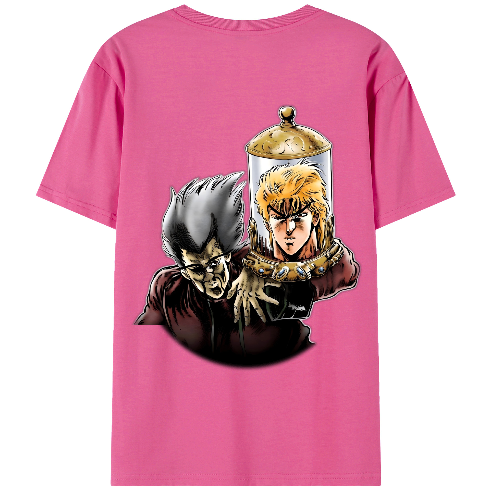 （画像用） ジョジョの奇妙な冒険 ディオ?ブランドー JoJo's Bizarre Adventure Dio Brando レディース半袖Tシャツ(バックプリント)