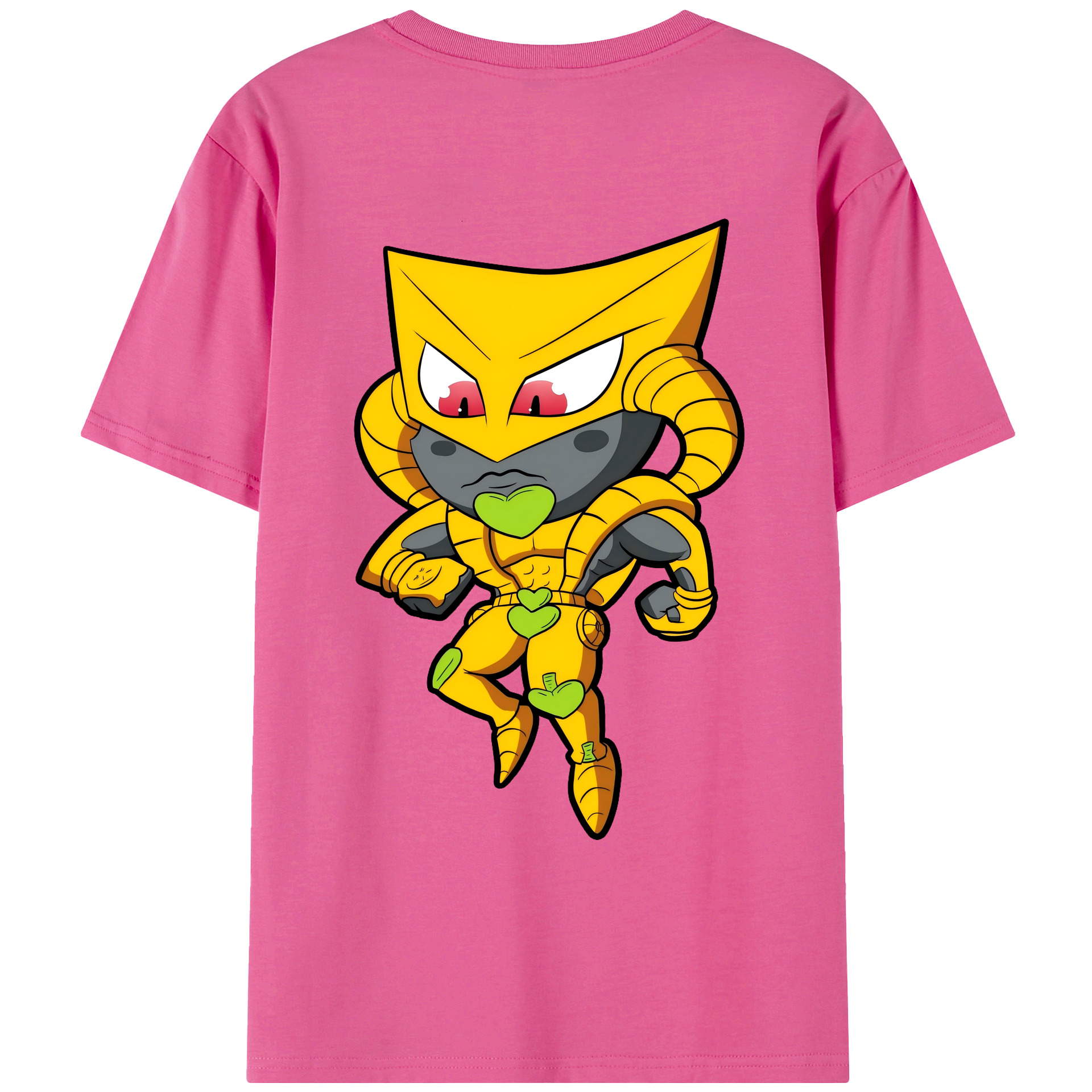 （画像用） ジョジョの奇妙な冒険 ディオ?ブランドー JoJo's Bizarre Adventure Dio Brando レディース半袖Tシャツ(バックプリント)