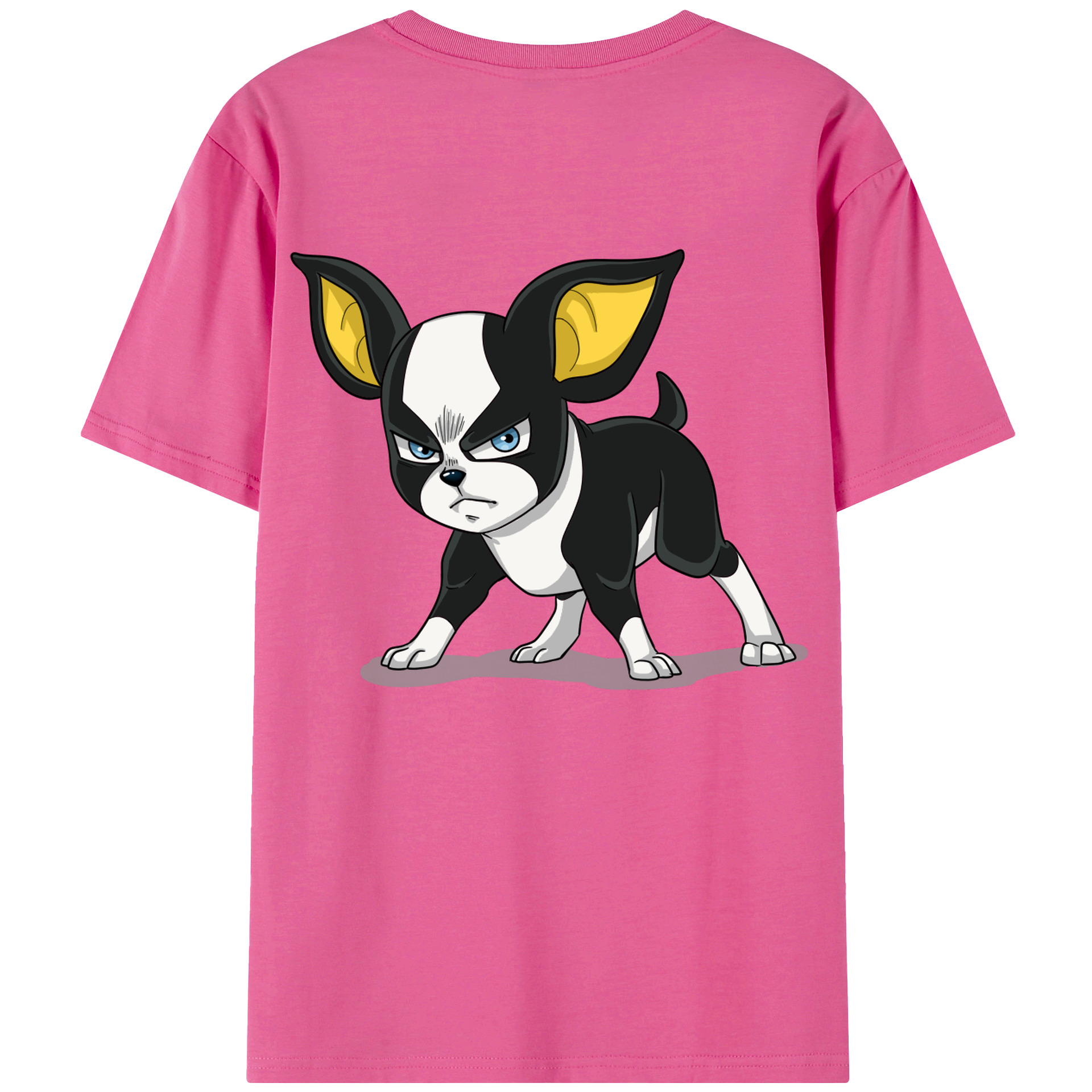 （画像用） ジョジョの奇妙な冒険 イギー JoJo's Bizarre Adventure Iggy レディース半袖Tシャツ(バックプリント)