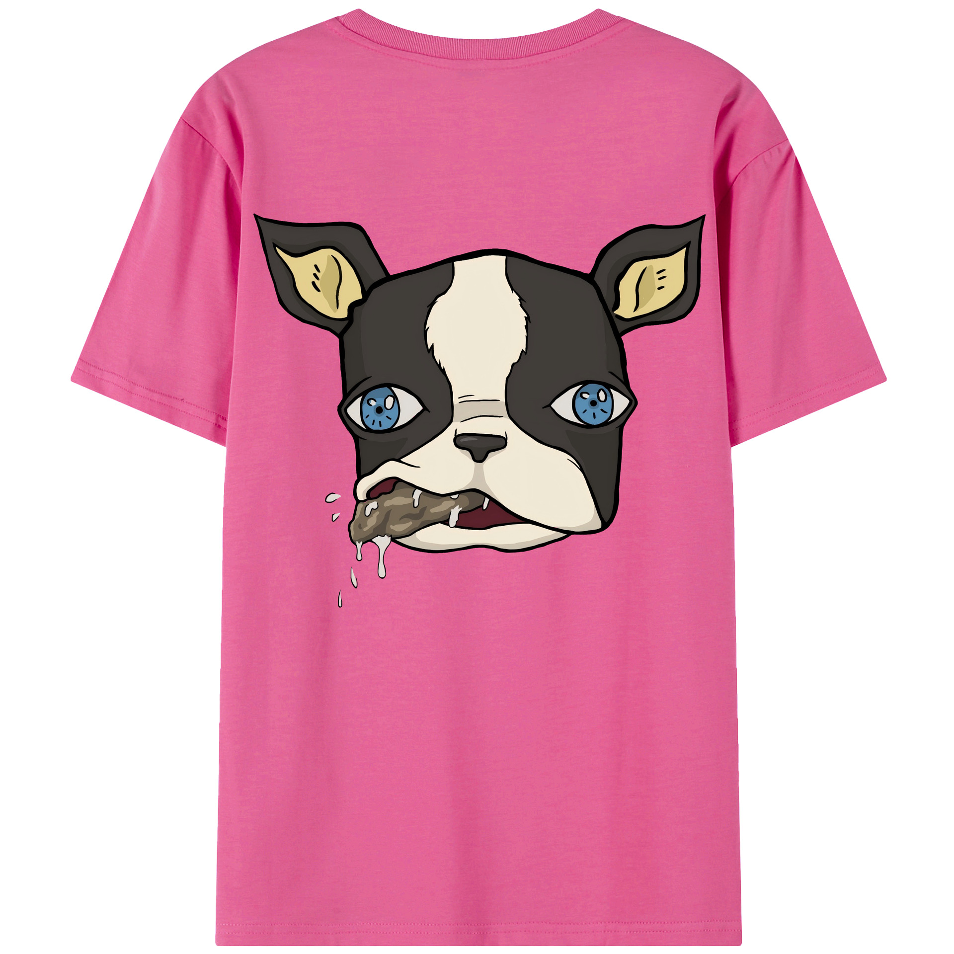 （画像用） ジョジョの奇妙な冒険 イギー JoJo's Bizarre Adventure Iggy レディース半袖Tシャツ(バックプリント)