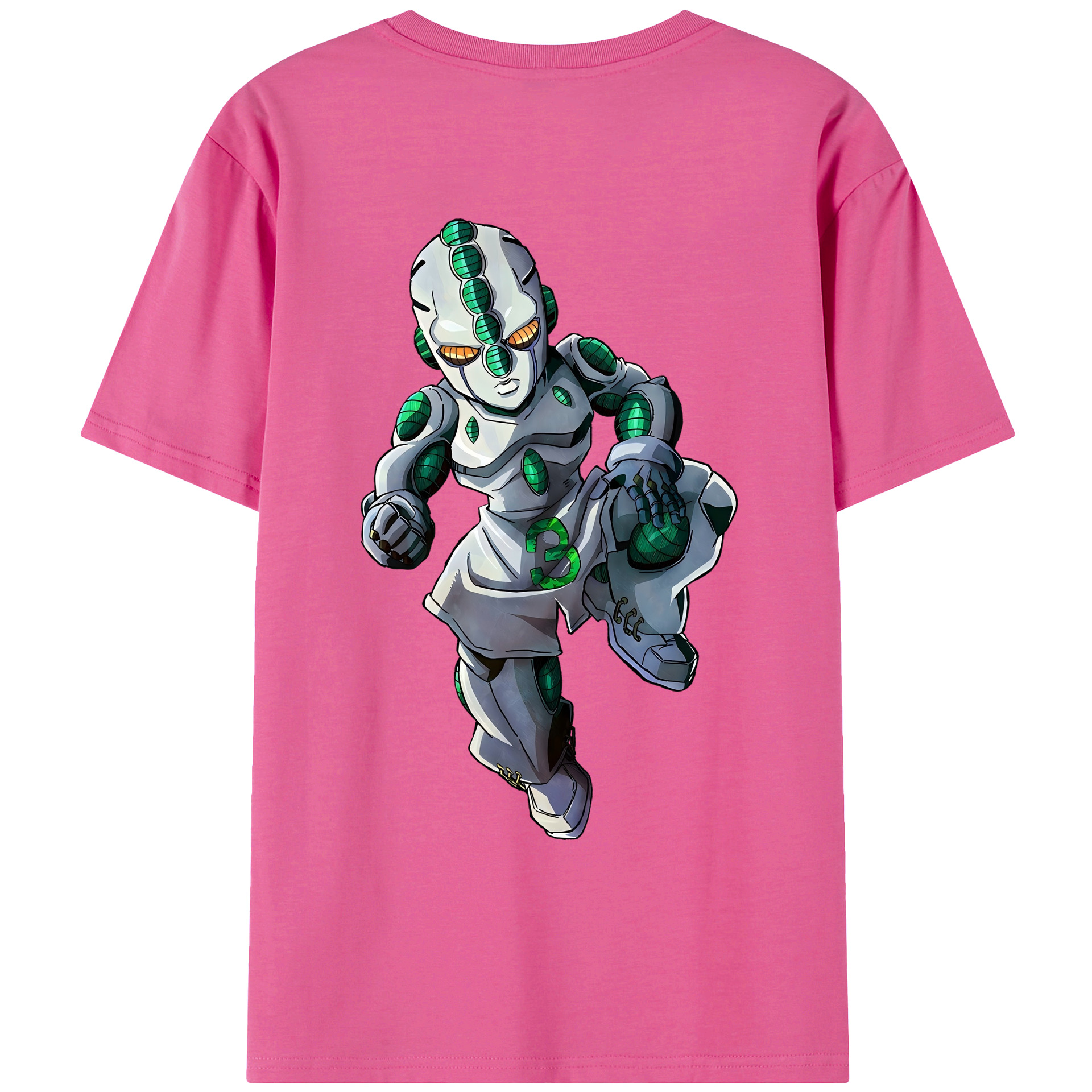 （画像用） ジョジョの奇妙な冒険 広瀨康一 JoJo's Bizarre Adventure Hirose Koichi レディース半袖Tシャツ(バックプリント)