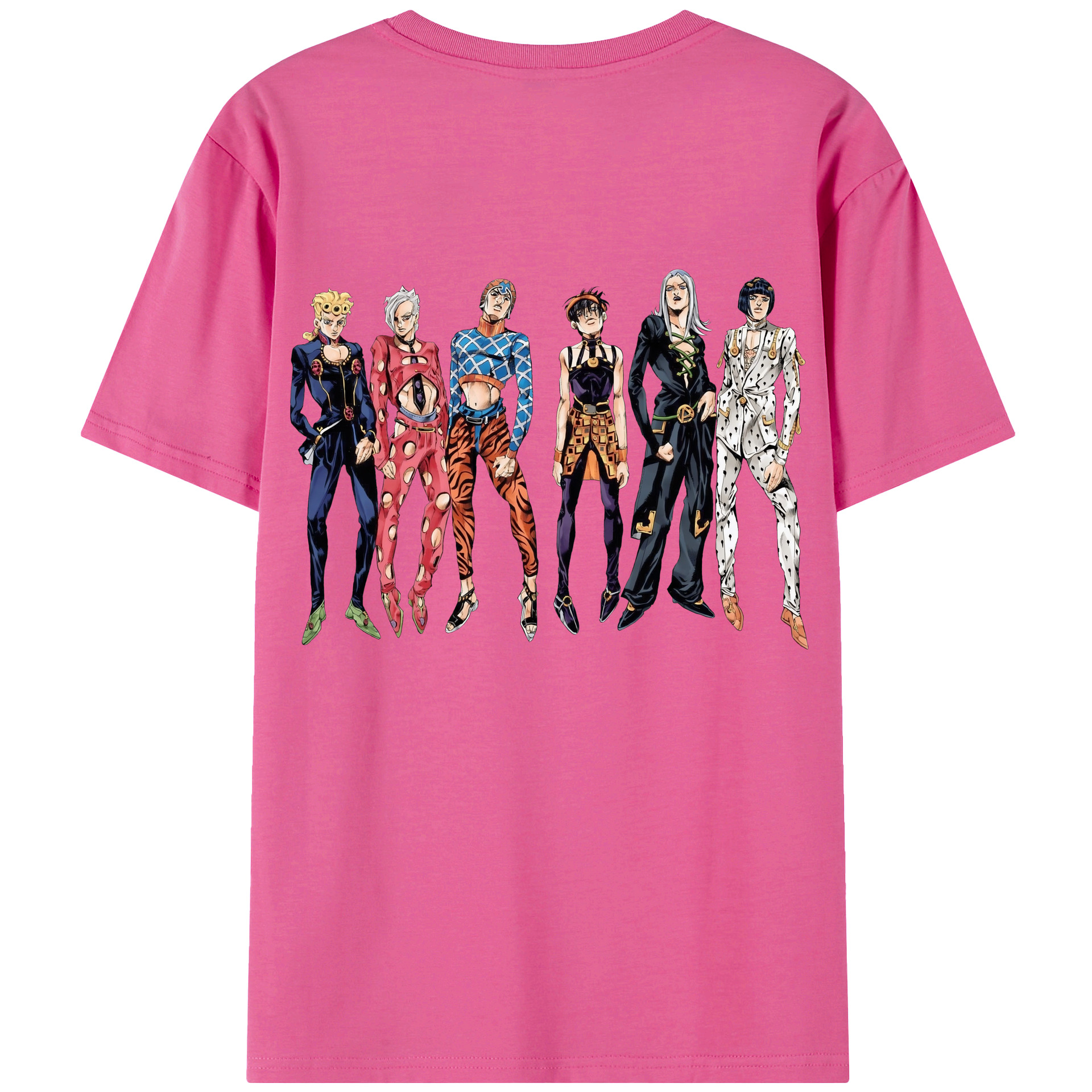 （画像用） ジョジョの奇妙な冒険 JoJo's Bizarre Adventure レディース半袖Tシャツ(バックプリント)