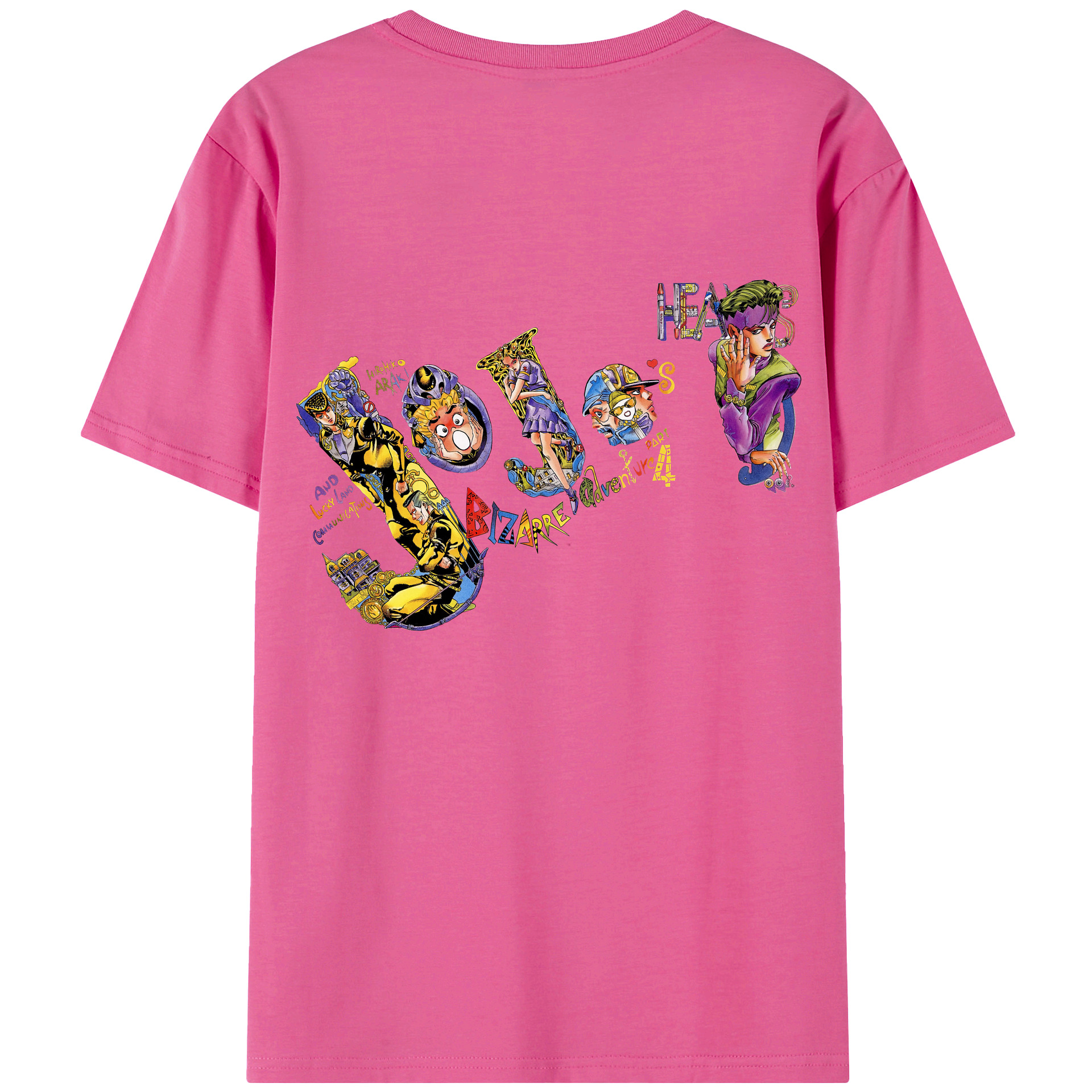 （画像用） ジョジョの奇妙な冒険 JoJo's Bizarre Adventure レディース半袖Tシャツ(バックプリント)