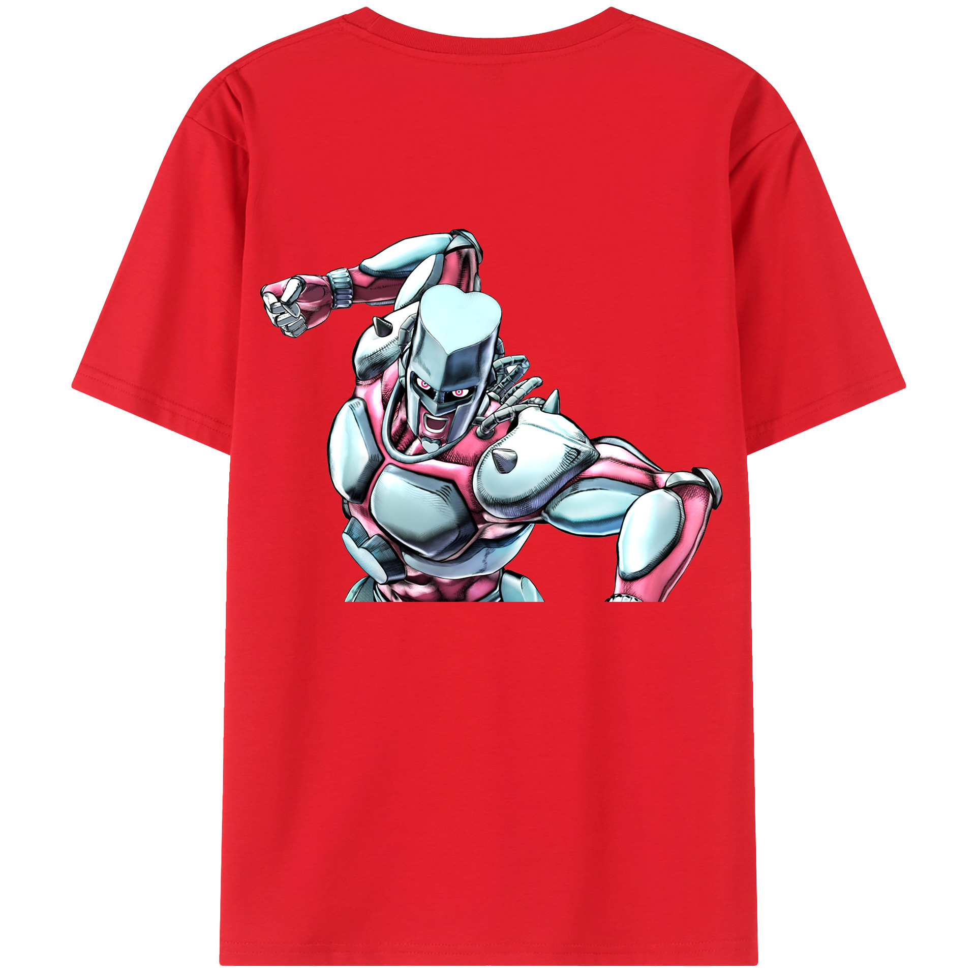 （画像用） ジョジョの奇妙な冒険 ひがしかた じょうすけ JoJo's Bizarre Adventure Higashikata Josuke レディース半袖Tシャツ(バックプリント)