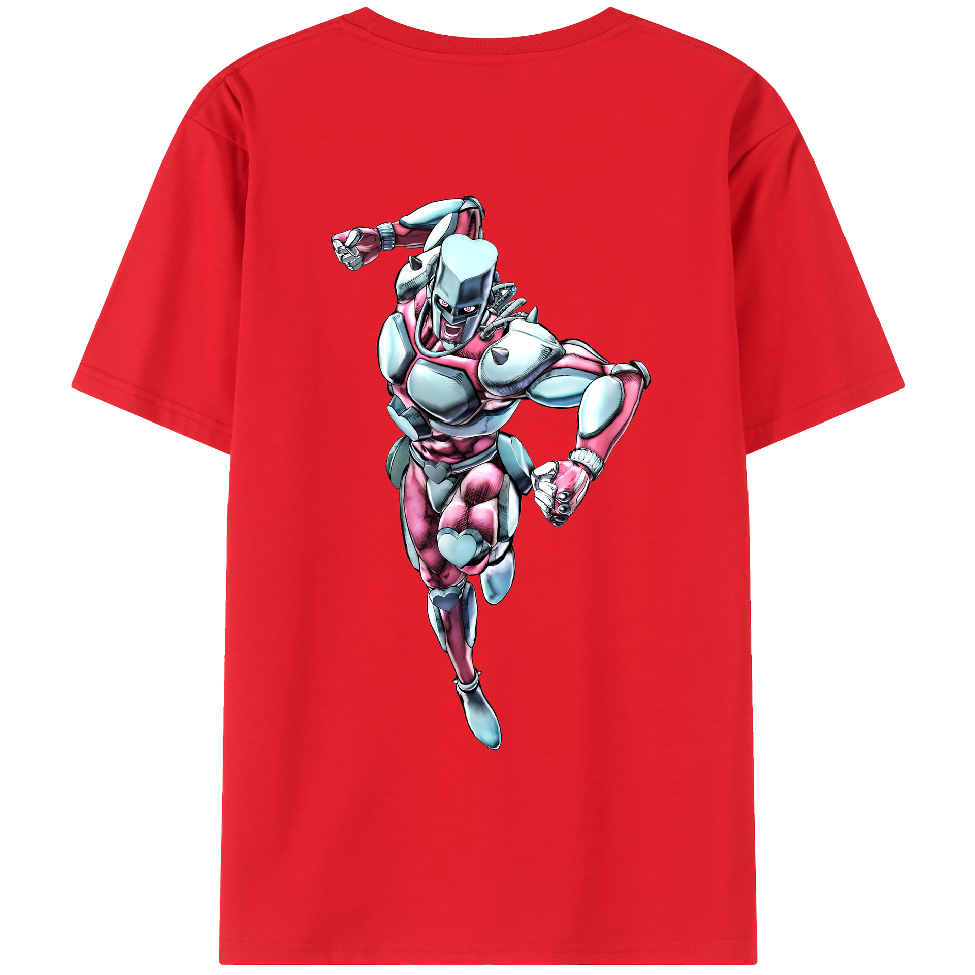 （画像用） ジョジョの奇妙な冒険 ひがしかた じょうすけ JoJo's Bizarre Adventure Higashikata Josuke レディース半袖Tシャツ(バックプリント)