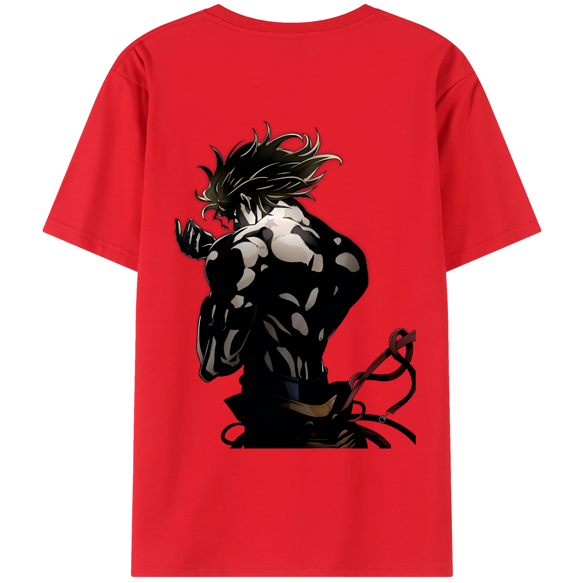 （画像用） ジョジョの奇妙な冒険 ディオ?ブランドー JoJo's Bizarre Adventure Dio Brando レディース半袖Tシャツ(バックプリント)