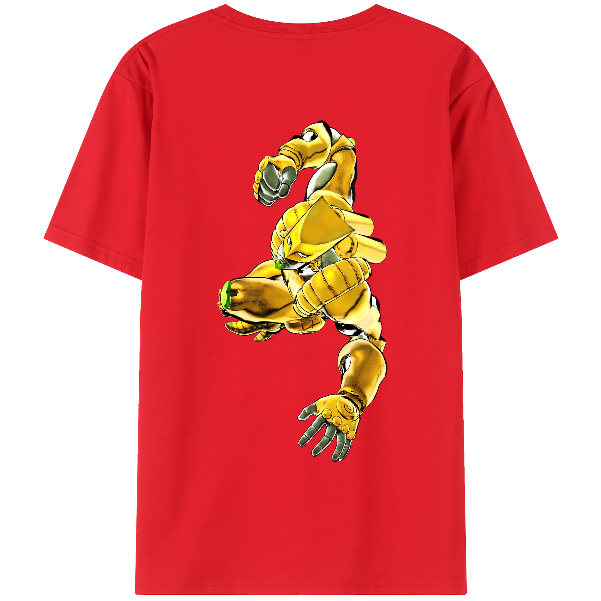 （画像用） ジョジョの奇妙な冒険 ディオ?ブランドー JoJo's Bizarre Adventure Dio Brando レディース半袖Tシャツ(バックプリント)