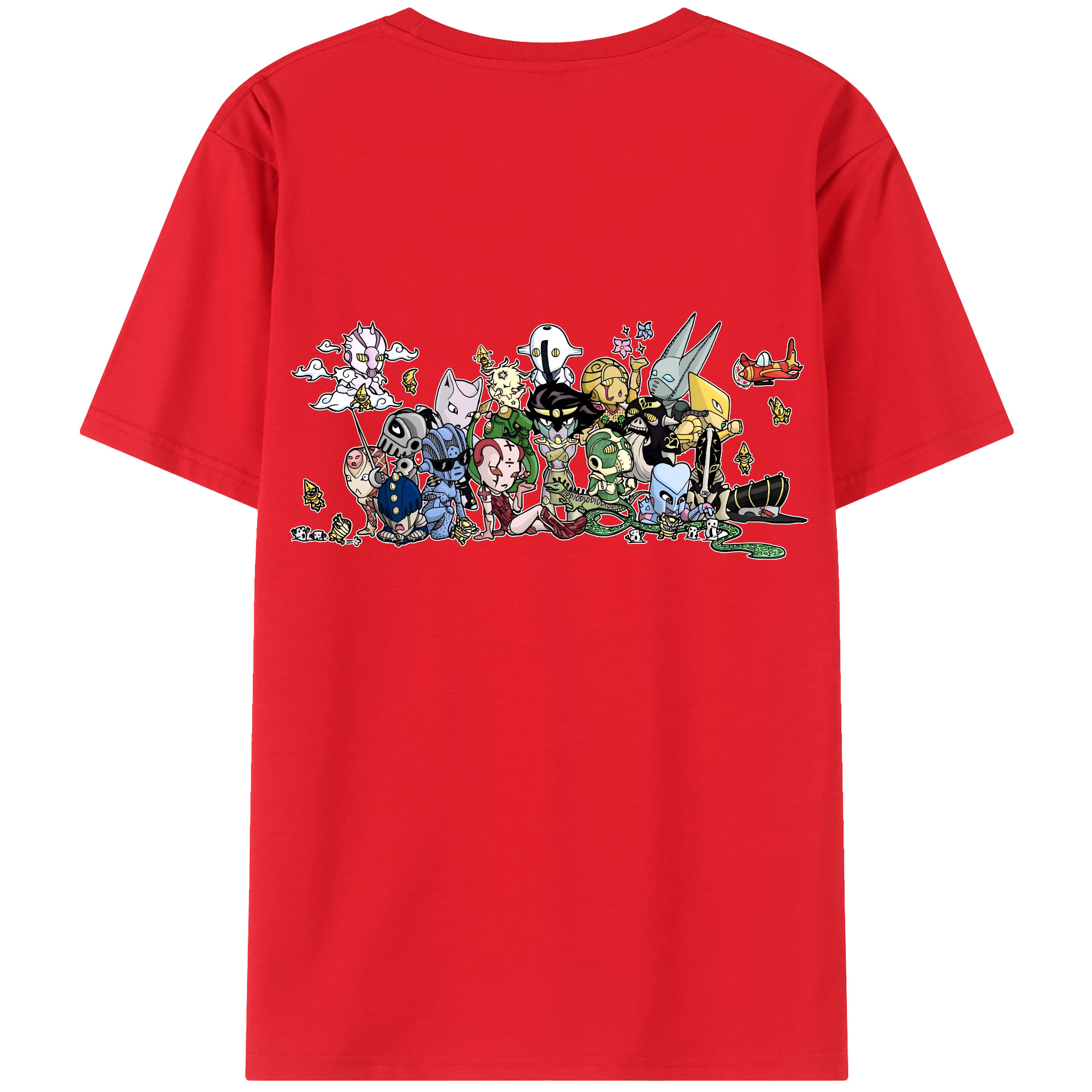 （画像用） ジョジョの奇妙な冒険 JoJo's Bizarre Adventure レディース半袖Tシャツ(バックプリント)