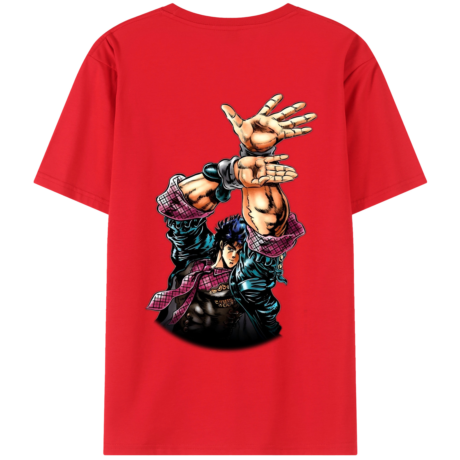 （画像用） ジョジョの奇妙な冒険 /ジョナサン?ジョースター JoJo's Bizarre Adventure Jonathan Joestar レディース半袖Tシャツ(バックプリント)