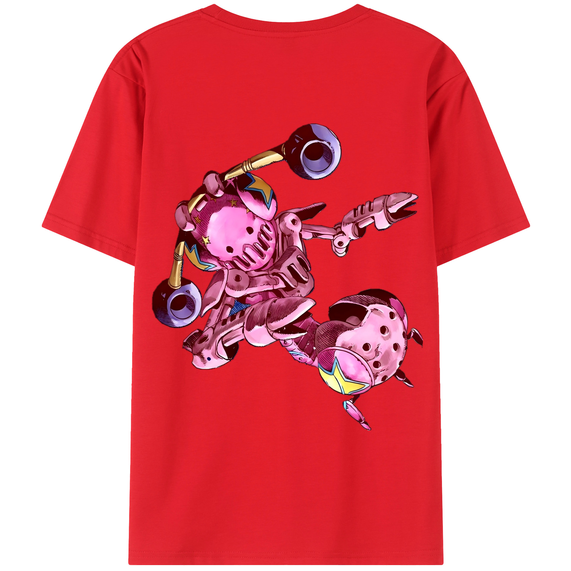 （画像用） ジョジョの奇妙な冒険 ジョナサン?ジョースター JoJo's Bizarre Adventure Jonathan Joestar レディース半袖Tシャツ(バックプリント)