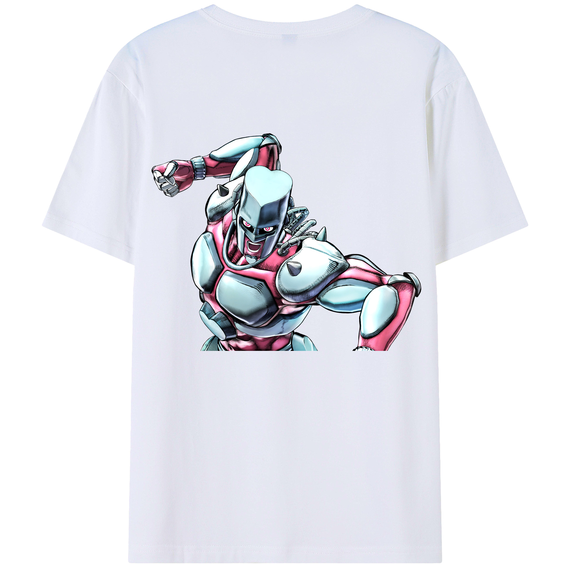 （画像用） ジョジョの奇妙な冒険 ひがしかた じょうすけ JoJo's Bizarre Adventure Higashikata Josuke レディース半袖Tシャツ(バックプリント)