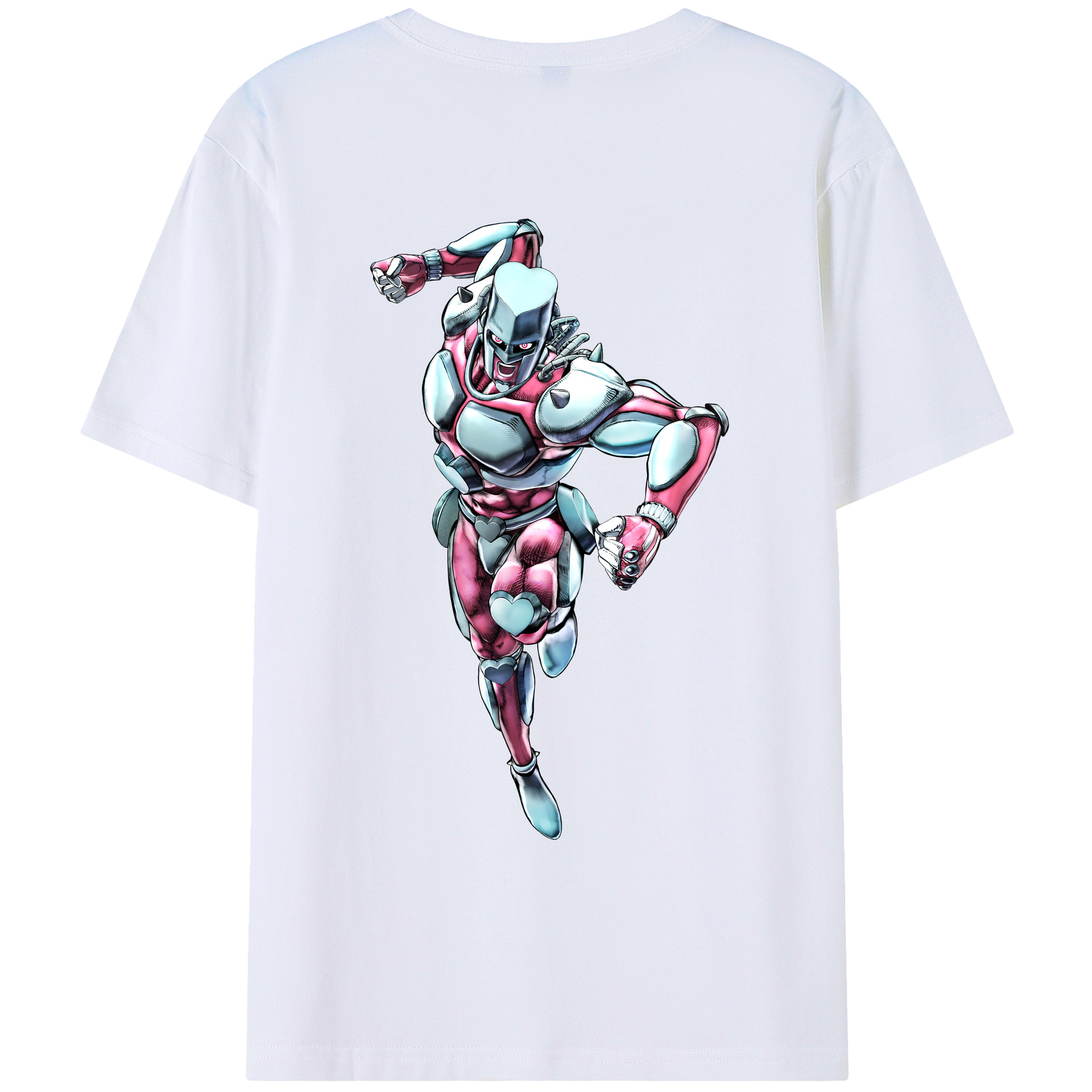 （画像用） ジョジョの奇妙な冒険 ひがしかた じょうすけ JoJo's Bizarre Adventure Higashikata Josuke レディース半袖Tシャツ(バックプリント)