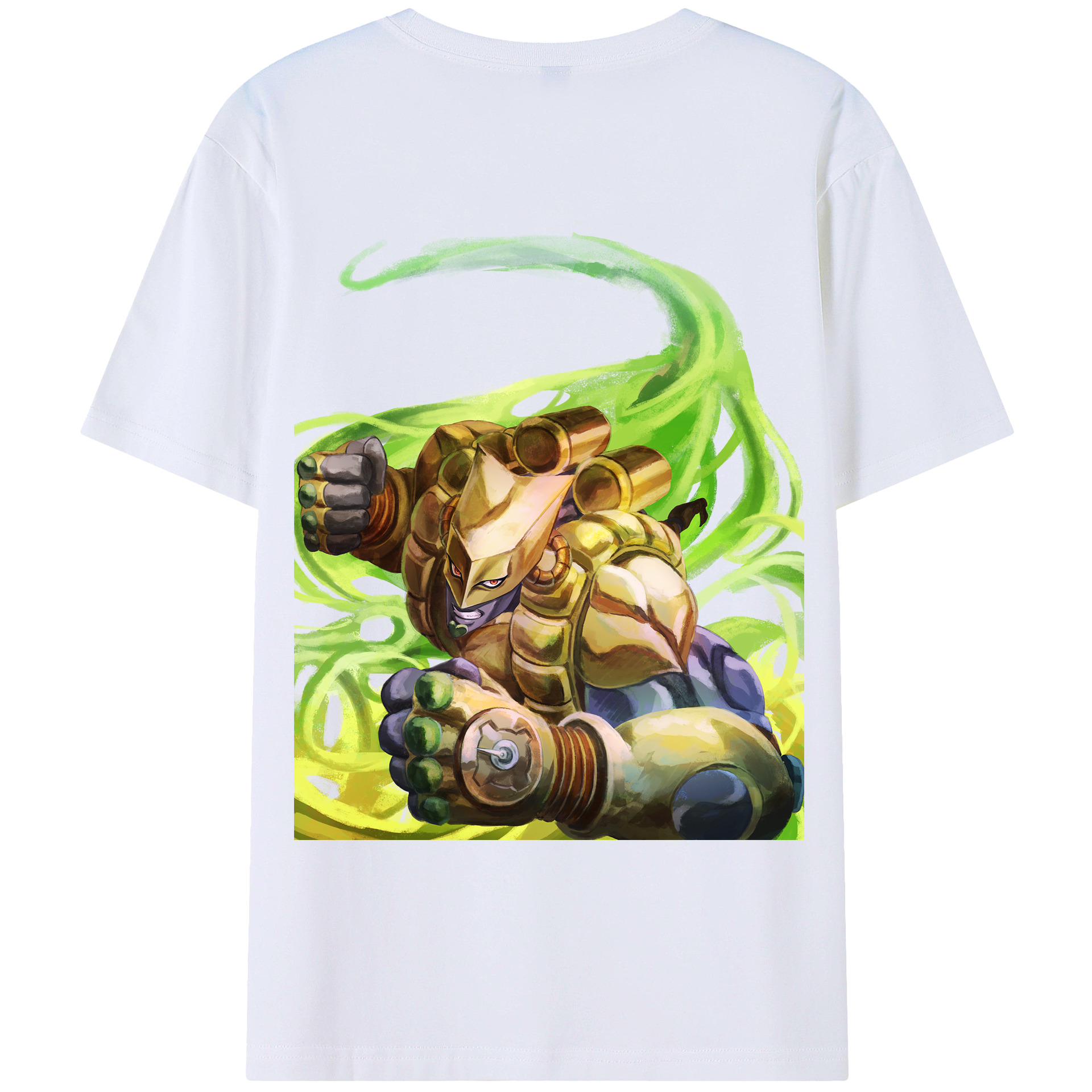 （画像用） ジョジョの奇妙な冒険 ディオ?ブランドー JoJo's Bizarre Adventure Dio Brando レディース半袖Tシャツ(バックプリント)