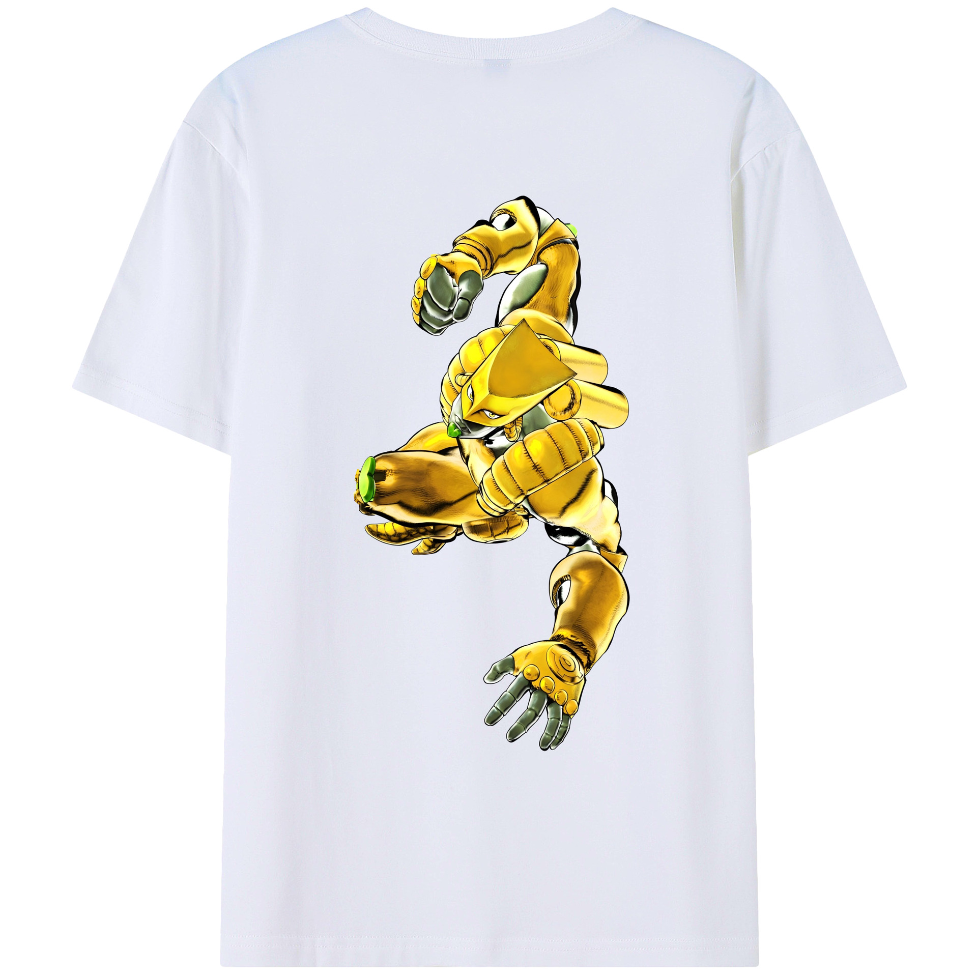 （画像用） ジョジョの奇妙な冒険 ディオ?ブランドー JoJo's Bizarre Adventure Dio Brando レディース半袖Tシャツ(バックプリント)
