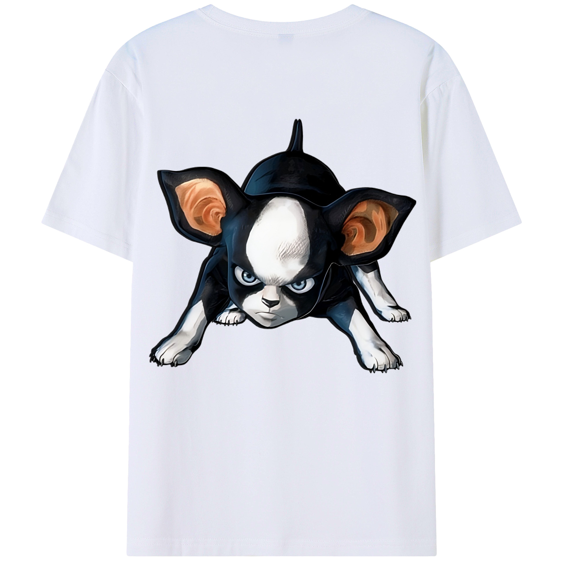 （画像用） ジョジョの奇妙な冒険 イギー JoJo's Bizarre Adventure Iggy レディース半袖Tシャツ(バックプリント)