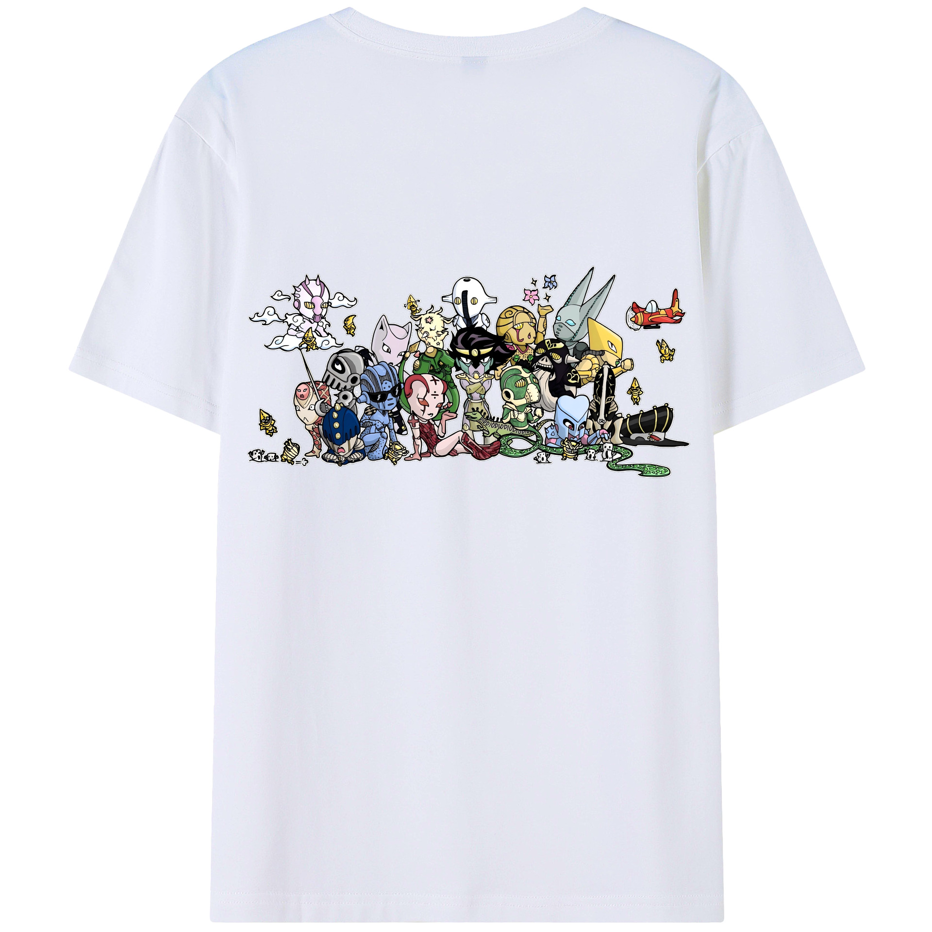 （画像用） ジョジョの奇妙な冒険 JoJo's Bizarre Adventure レディース半袖Tシャツ(バックプリント)