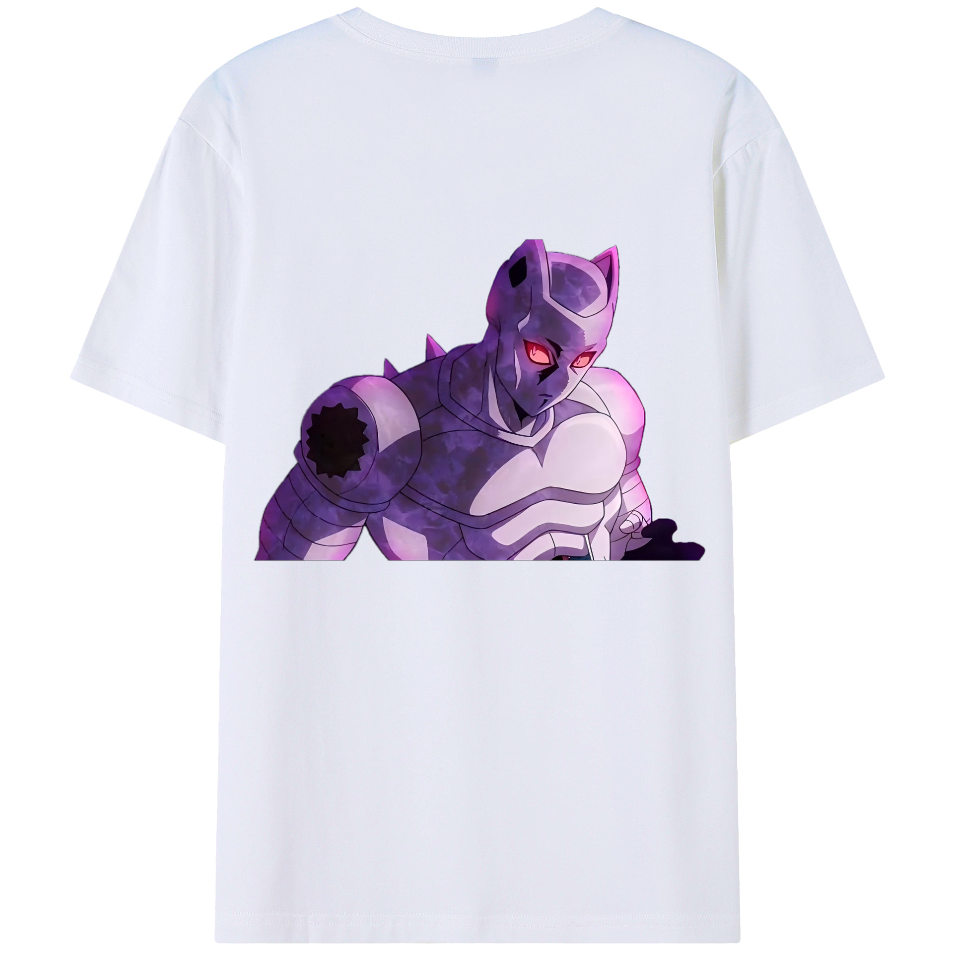 （画像用） ジョジョの奇妙な冒険 きら よしかげ JoJo's Bizarre Adventure Kira Yoshikage レディース半袖Tシャツ(バックプリント)