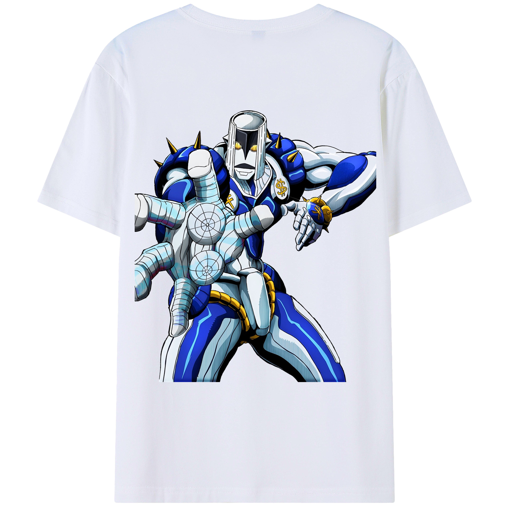 （画像用） ジョジョの奇妙な冒険 虹村億泰 にじむら おくやす JoJo's Bizarre Adventure Nijimura Okuyasu レディース半袖Tシャツ(バックプリント)