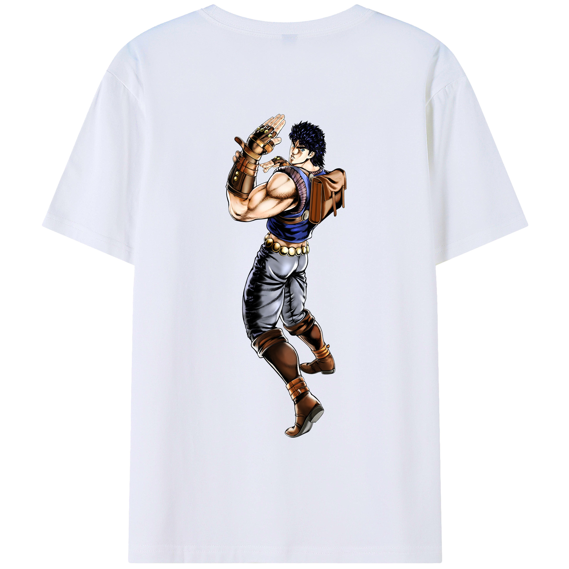 （画像用） ジョジョの奇妙な冒険 /ジョナサン?ジョースター JoJo's Bizarre Adventure Jonathan Joestar レディース半袖Tシャツ(バックプリント)
