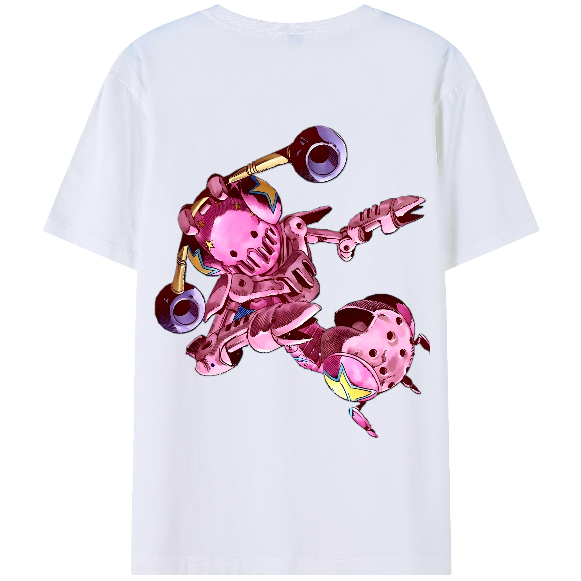 （画像用） ジョジョの奇妙な冒険 ジョナサン?ジョースター JoJo's Bizarre Adventure Jonathan Joestar レディース半袖Tシャツ(バックプリント)