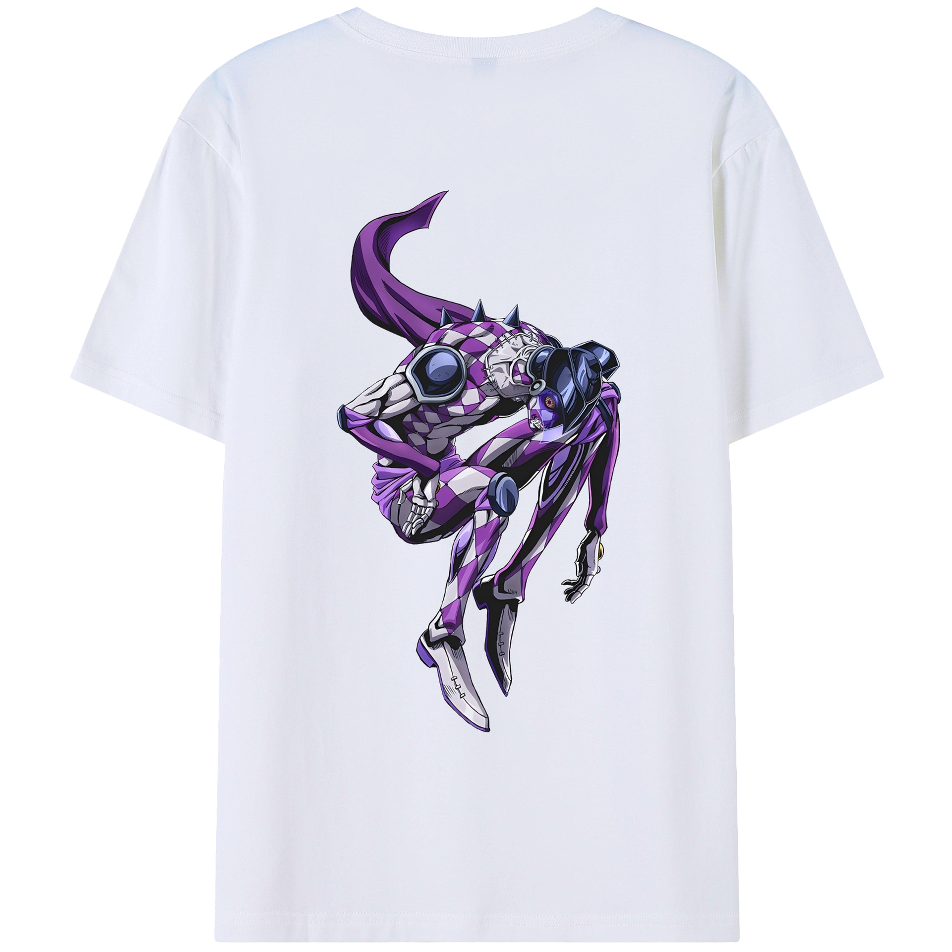 （画像用） ジョジョの奇妙な冒険 パンナコッタ?フー JoJo's Bizarre Adventure Pannacotta Fugo レディース半袖Tシャツ(バックプリント)