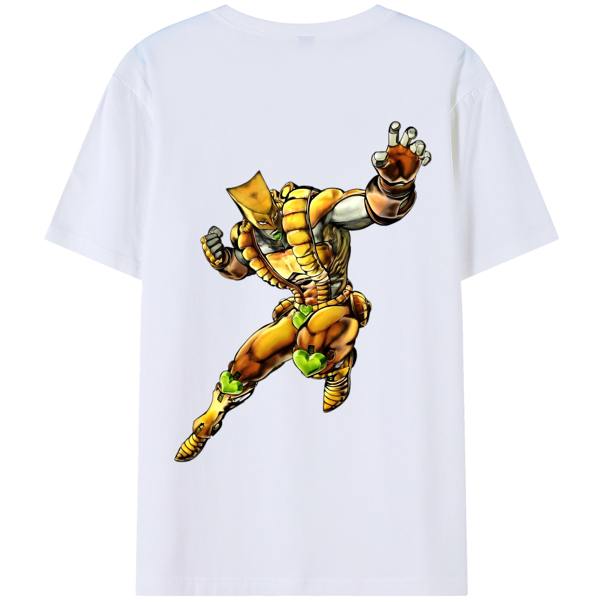 （画像用） ジョジョの奇妙な冒険 ディオ?ブランドー JoJo's Bizarre Adventure Dio Brando レディース半袖Tシャツ(バックプリント)