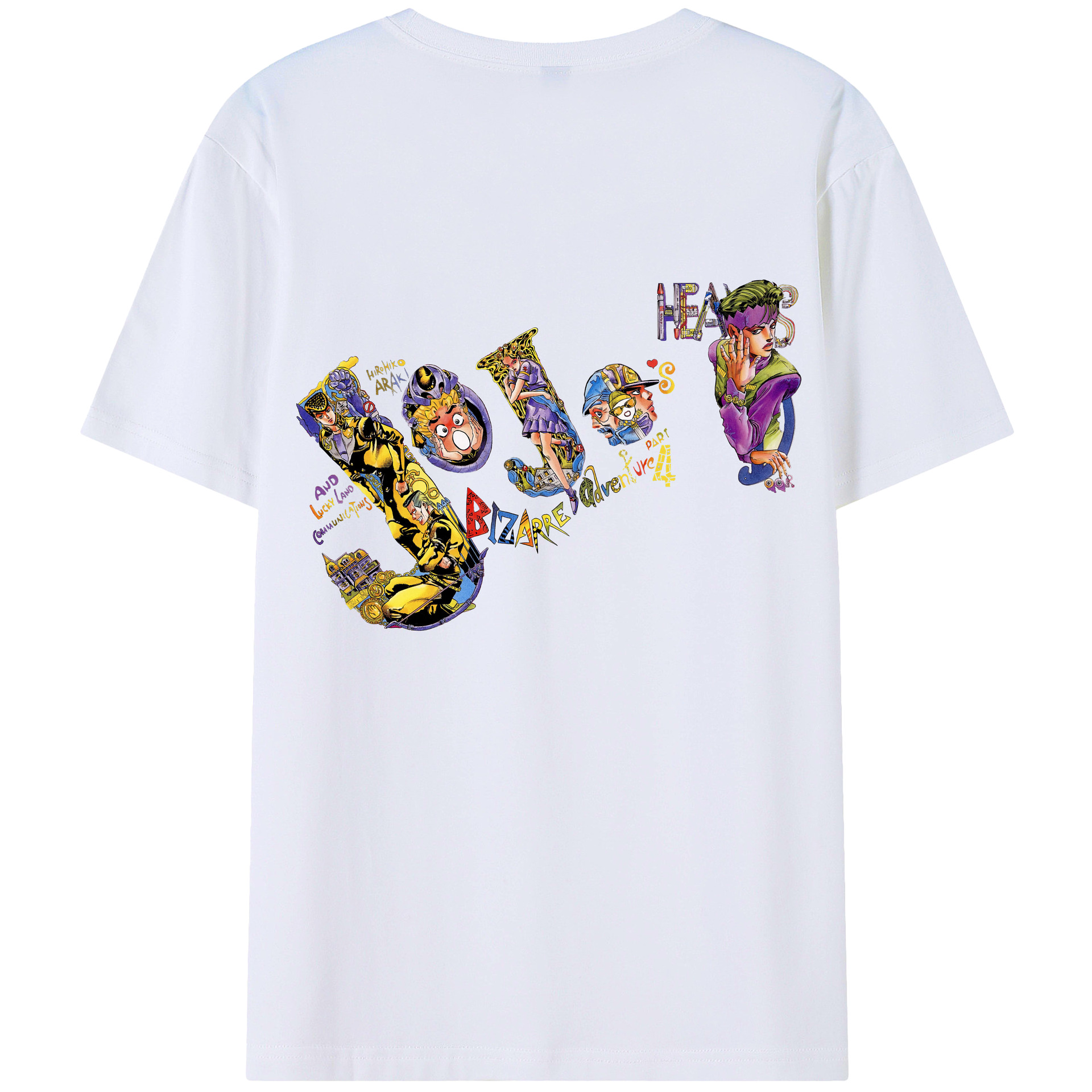 （画像用） ジョジョの奇妙な冒険 JoJo's Bizarre Adventure レディース半袖Tシャツ(バックプリント)