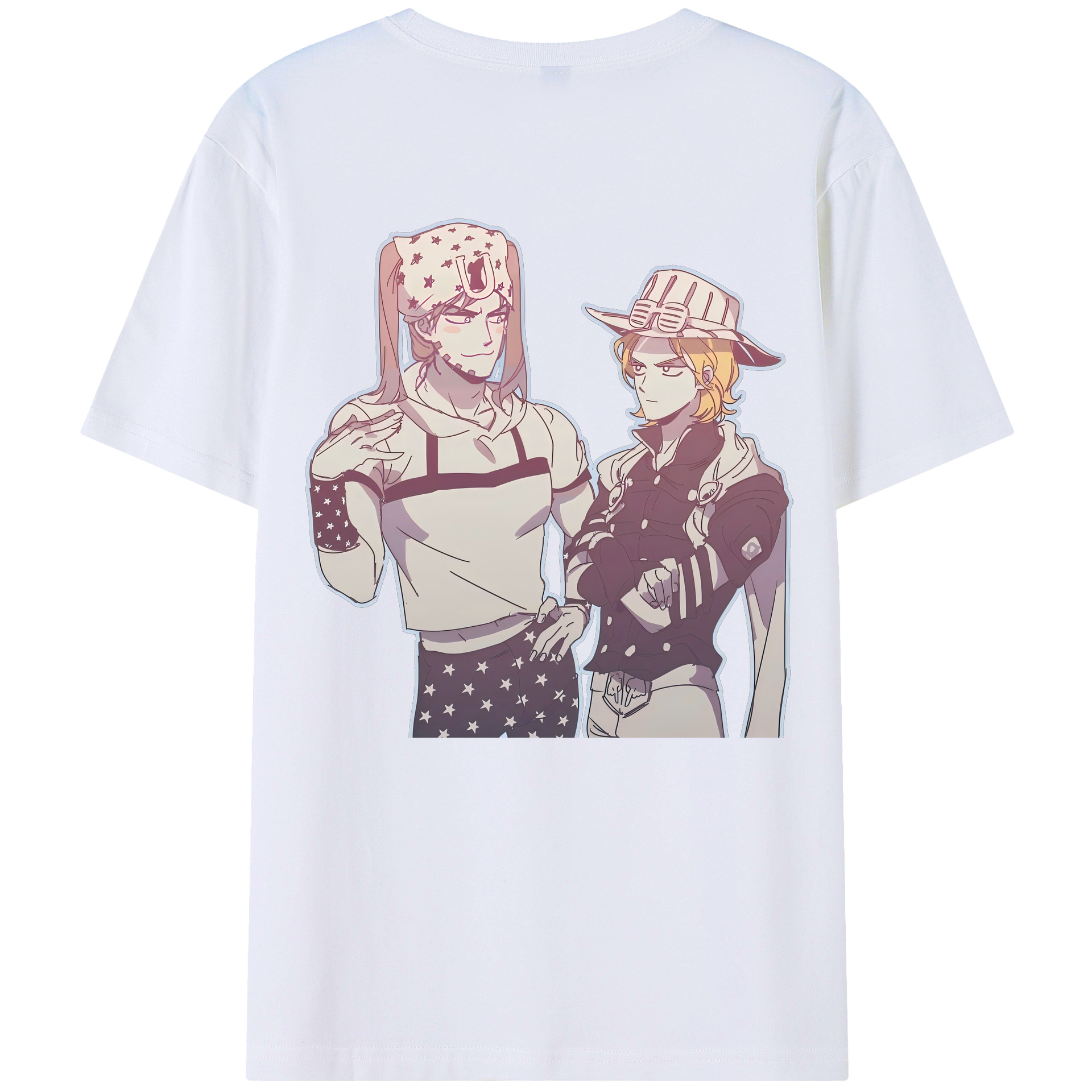（画像用） ジョジョの奇妙な冒険 JoJo's Bizarre Adventure レディース半袖Tシャツ(バックプリント)