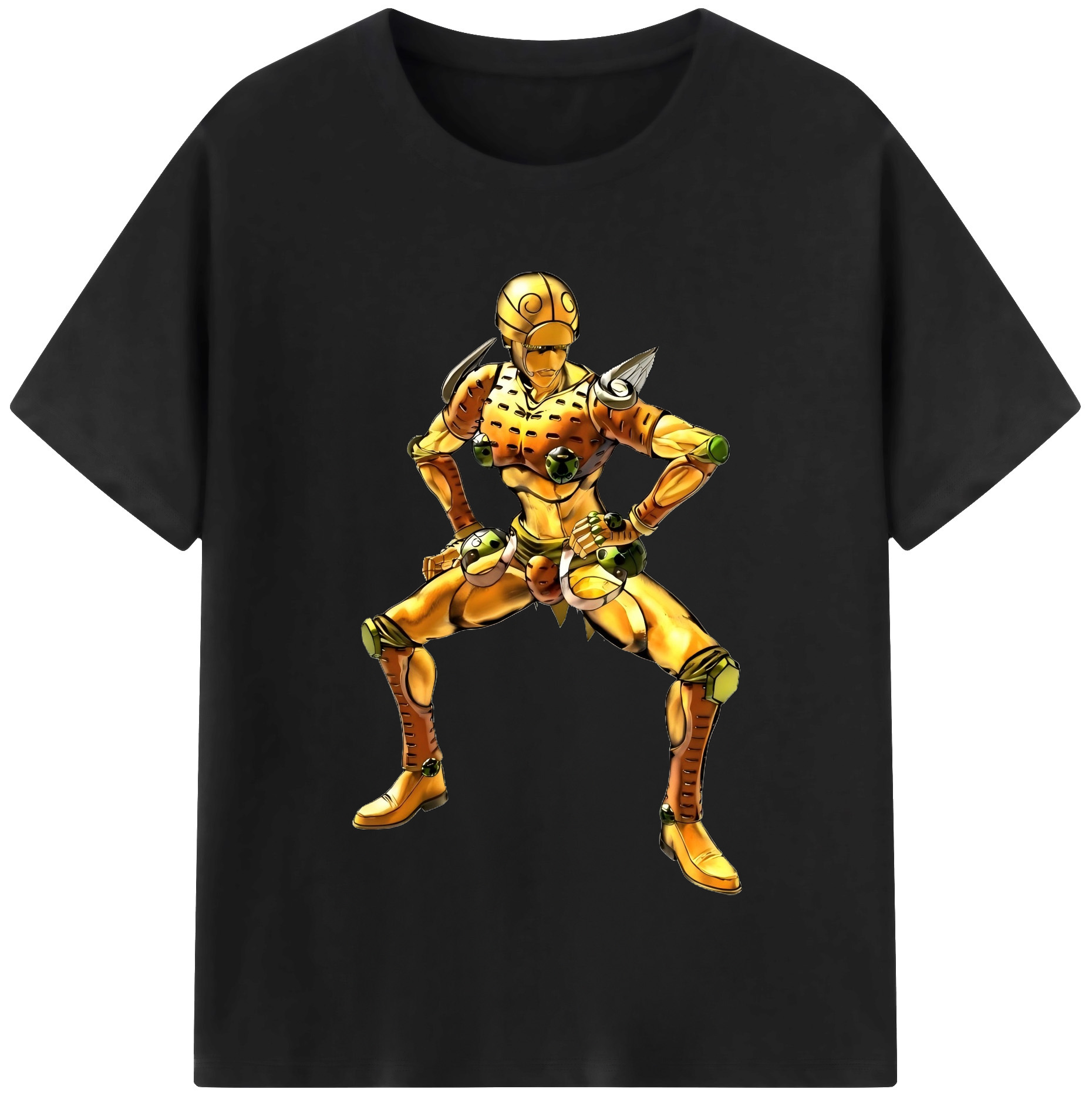 （画像用） ジョジョの奇妙な冒険 ジョルノ?ジョバァーナ JoJo's Bizarre Adventure Giorno Giovanna レディースカジュアルプリントTシャツ（綿100％）