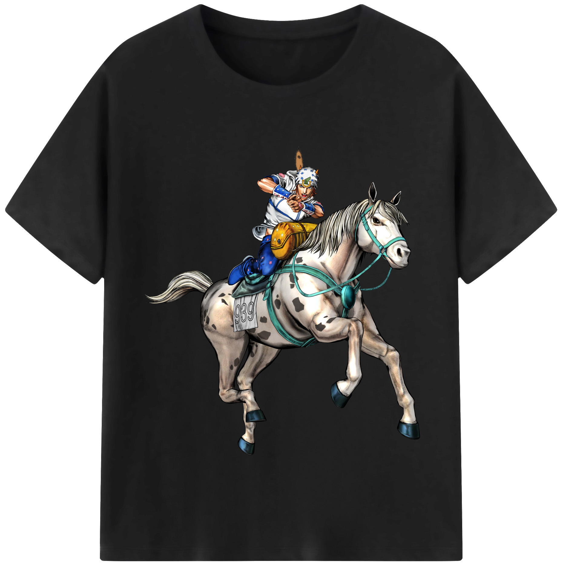 （画像用） ジョジョの奇妙な冒険 ジョナサン?ジョースター JoJo's Bizarre Adventure Jonathan Joestar レディースカジュアルプリントTシャツ（綿100％）