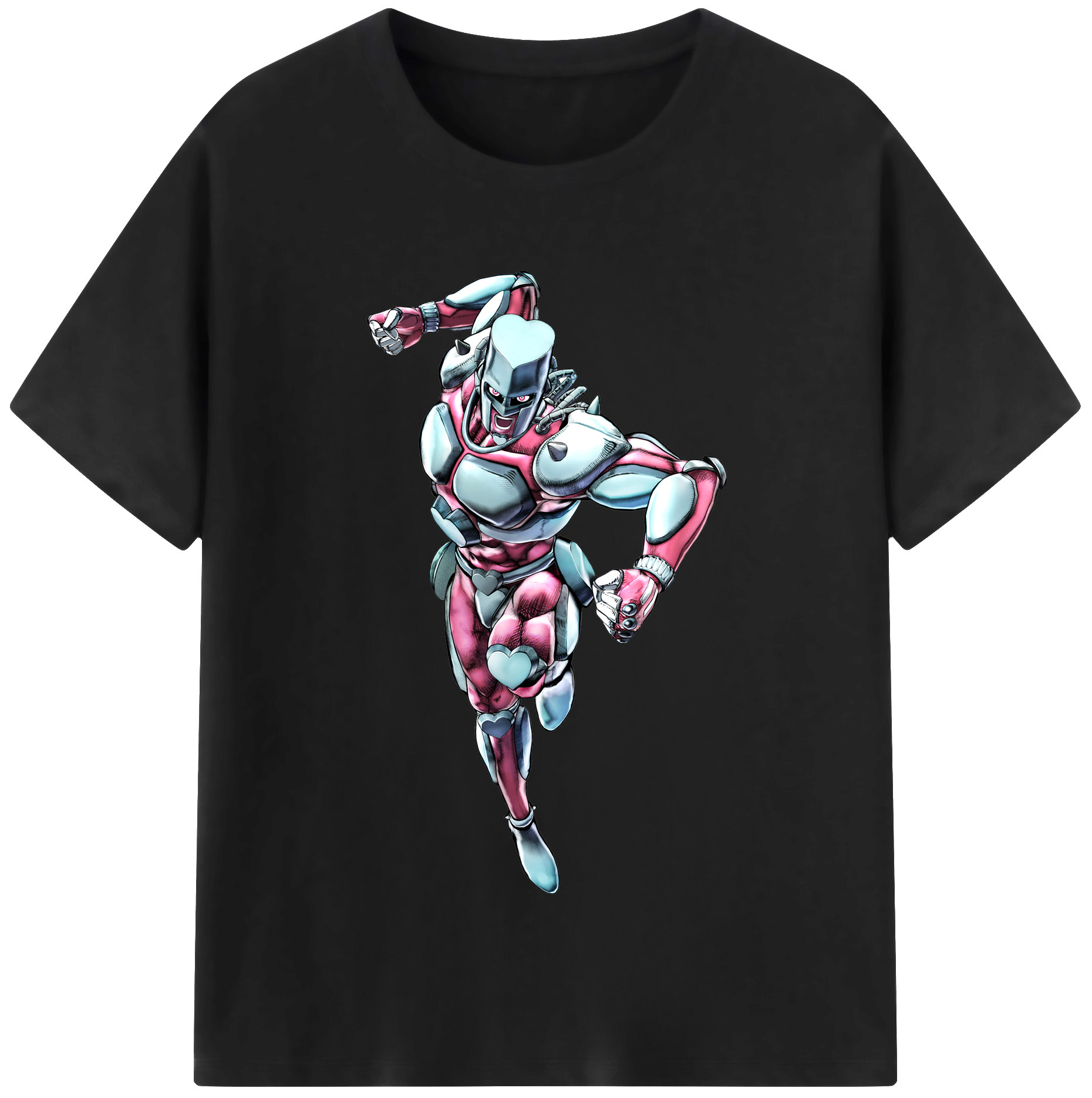 （画像用） ジョジョの奇妙な冒険 ひがしかた じょうすけ JoJo's Bizarre Adventure Higashikata Josuke レディースカジュアルプリントTシャツ（綿100％）
