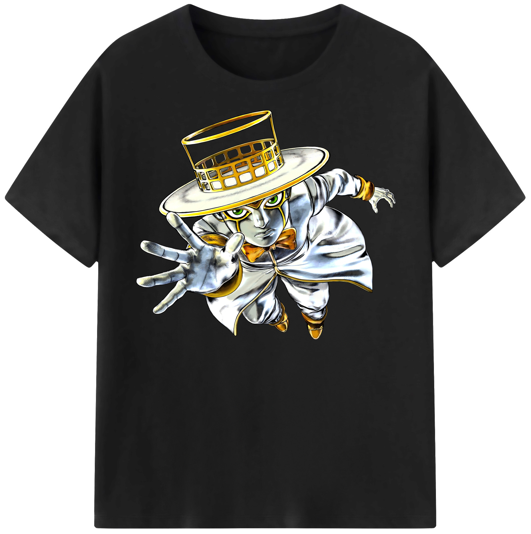 （画像用） ジョジョの奇妙な冒険 岸辺 露伴（きしべ ろはん） JoJo's Bizarre Adventure Rohan Kishibe レディースカジュアルプリントTシャツ（綿100％）
