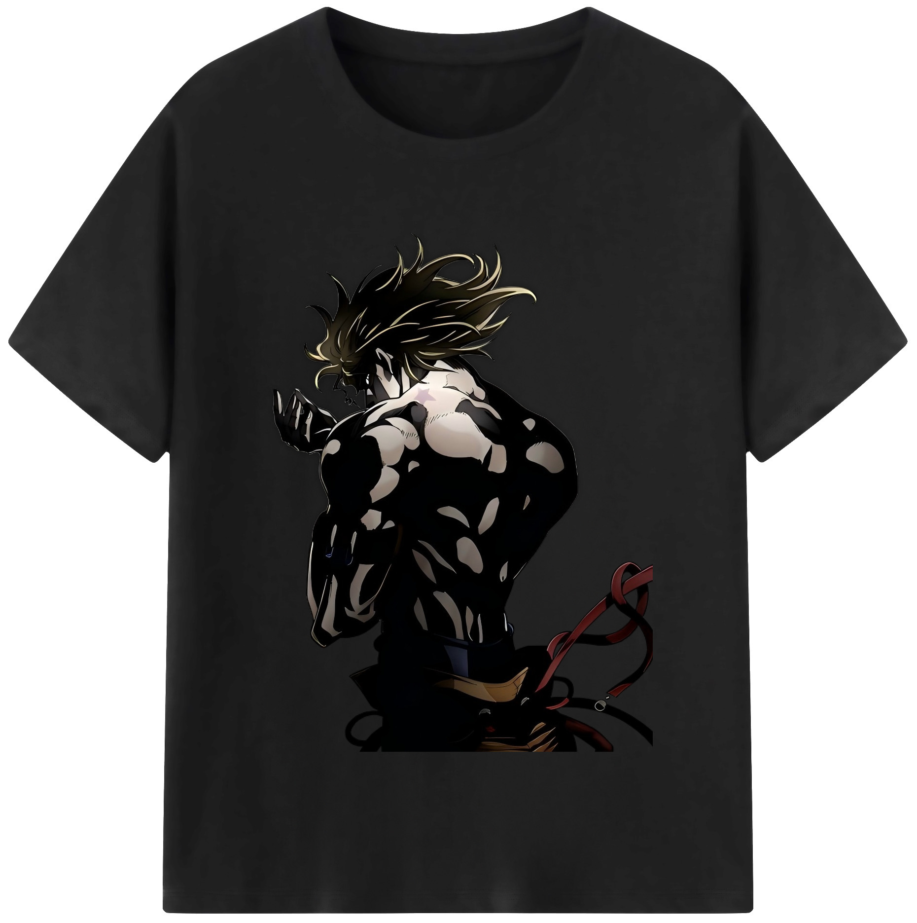 （画像用） ジョジョの奇妙な冒険 ディオ?ブランドー JoJo's Bizarre Adventure Dio Brando レディースカジュアルプリントTシャツ（綿100％）